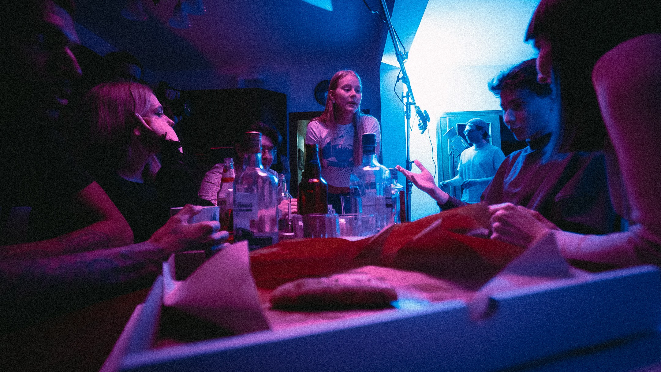 Backstage. Fotografo a Mosca con un’atmosfera notturna di foto