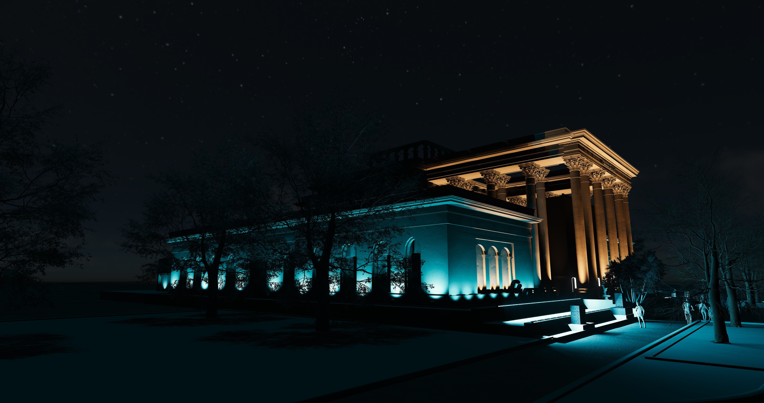 Фасадное шоу для павильона СБЕР / 2023. OOPS