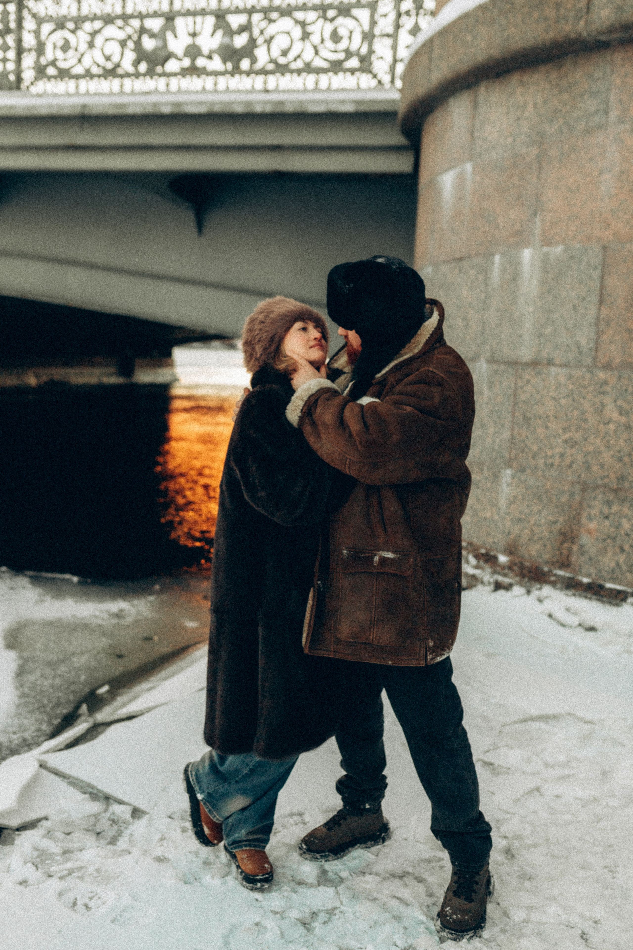 LoveStory зимняя. Фотограф Санкт-Петербург Князева Елизавета