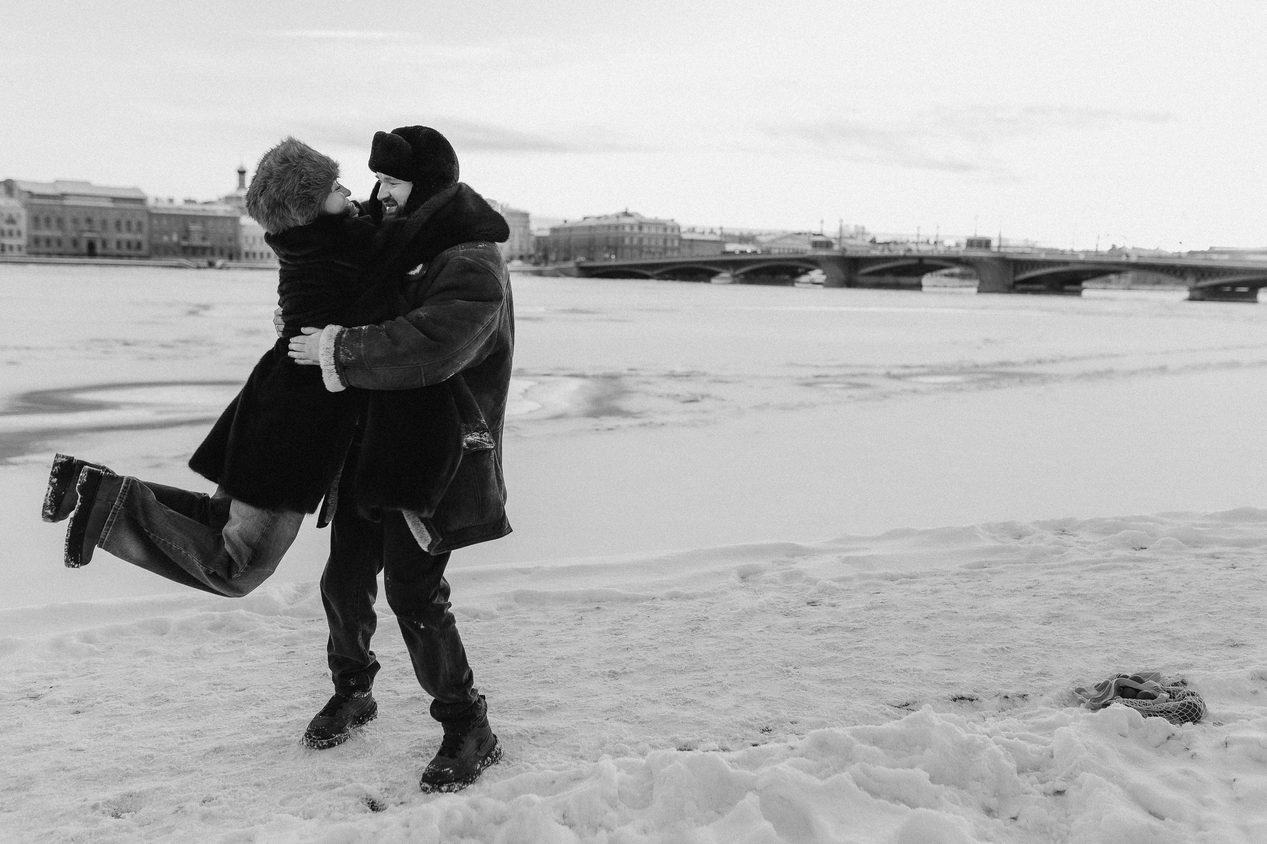LoveStory зимняя. Фотограф Санкт-Петербург Князева Елизавета
