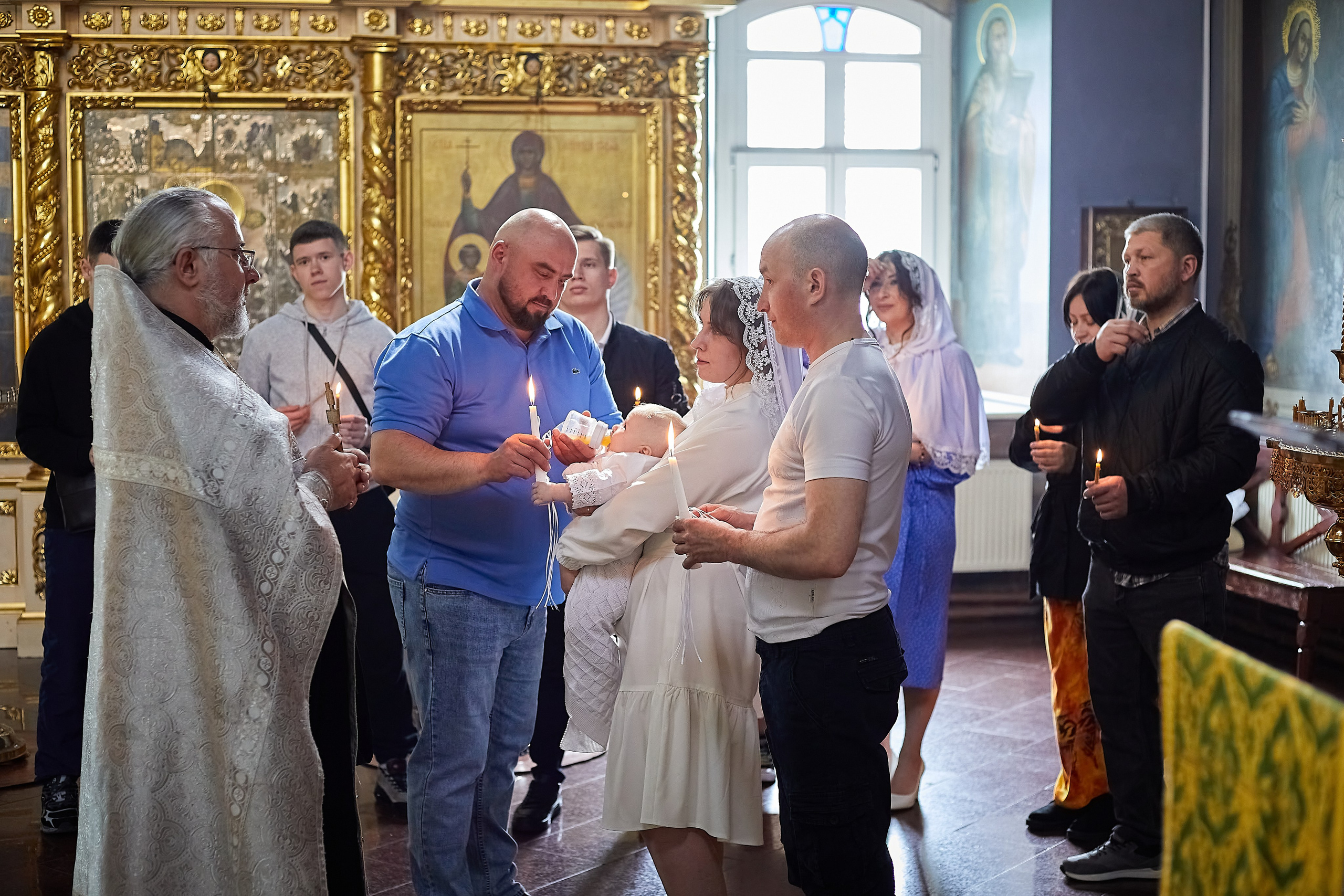 Крещение Ярослава. Семейный и детский фотограф в Ярославле Юлия Галашина
