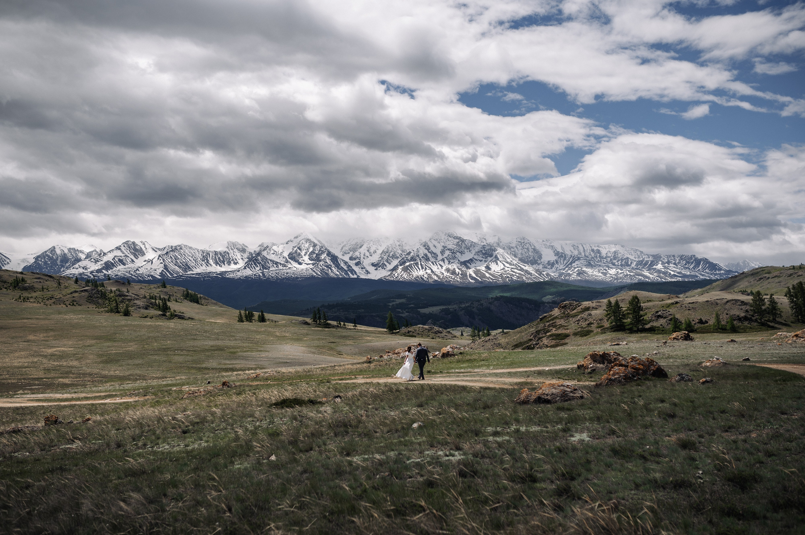 Свадебная  съемка на Алтае