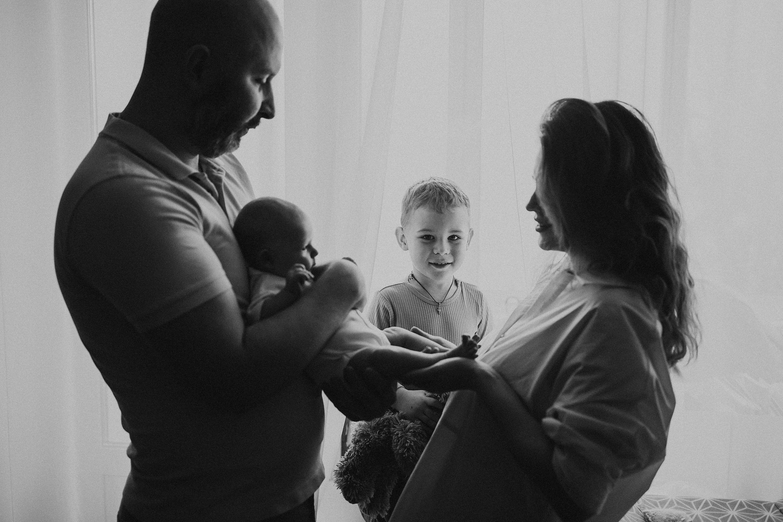 Елена, Андрей и малыши. Фотограф Наталья Колганова