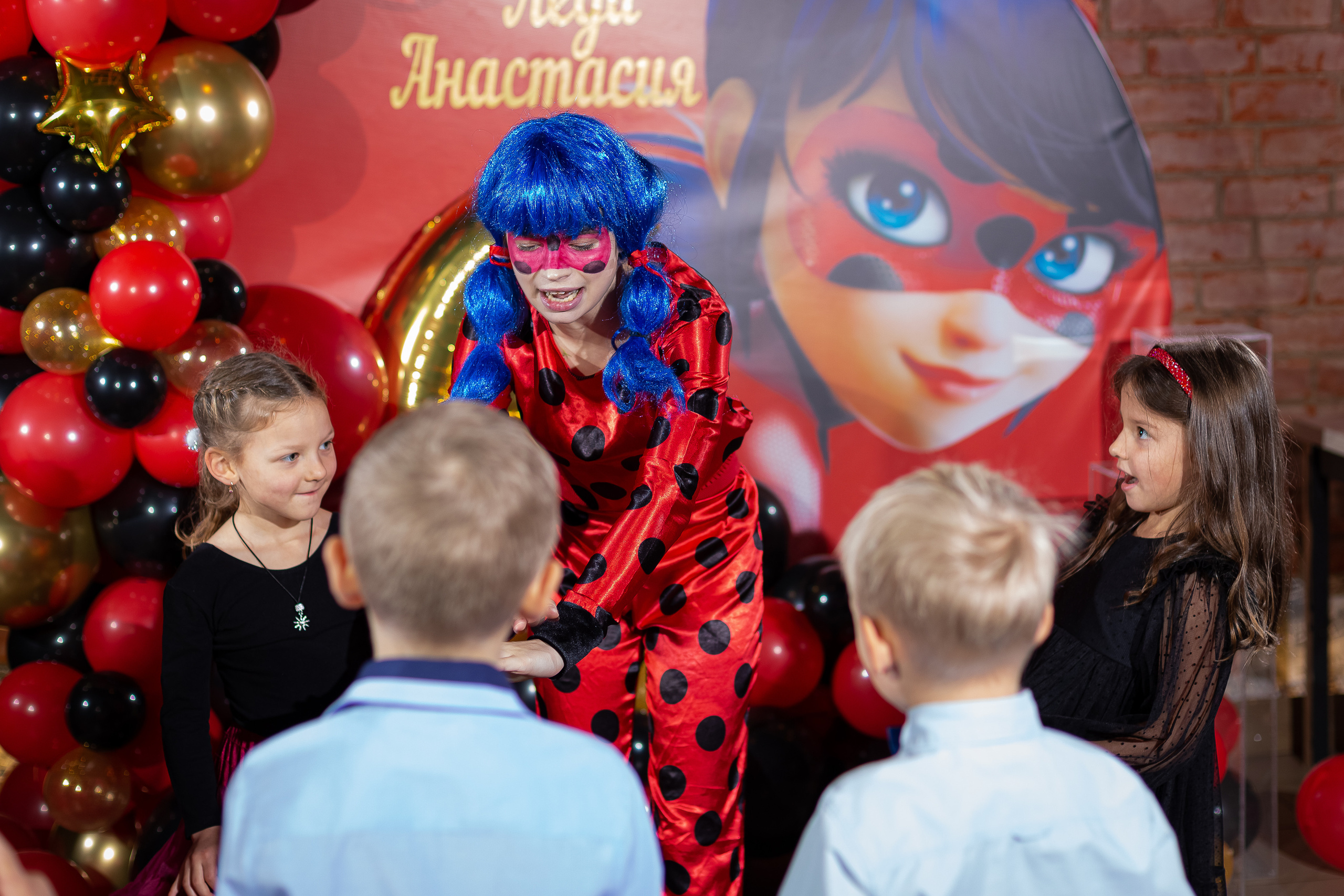 День рождения Насти в стиле «Леди Баг». Семейный и детский фотограф Комина Елена, Власиха, Одинцово