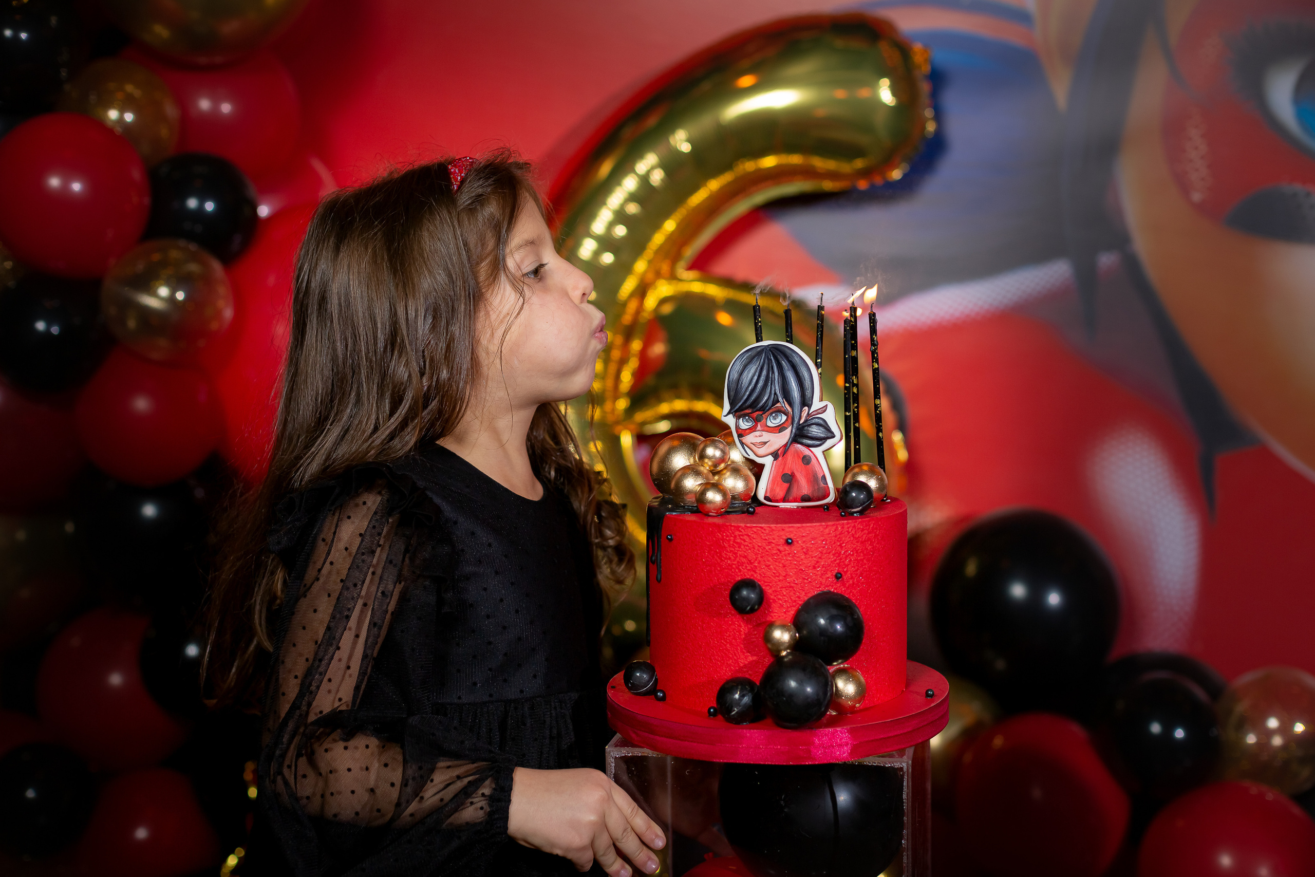 День рождения Насти в стиле «Леди Баг». Семейный и детский фотограф Комина Елена, Власиха, Одинцово