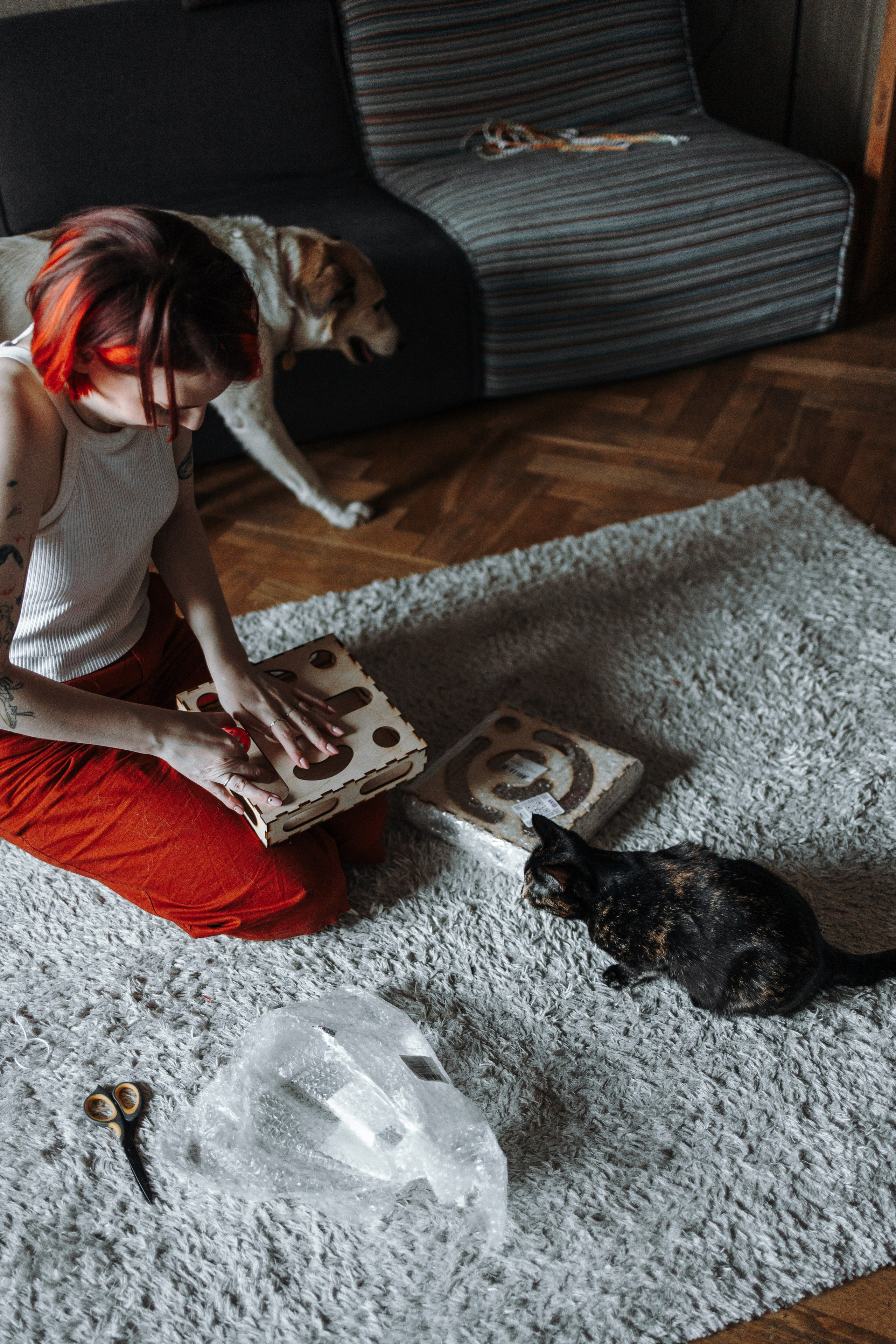 Саша и ее хвосты. Фотограф — Анималист | Санкт-Петербург