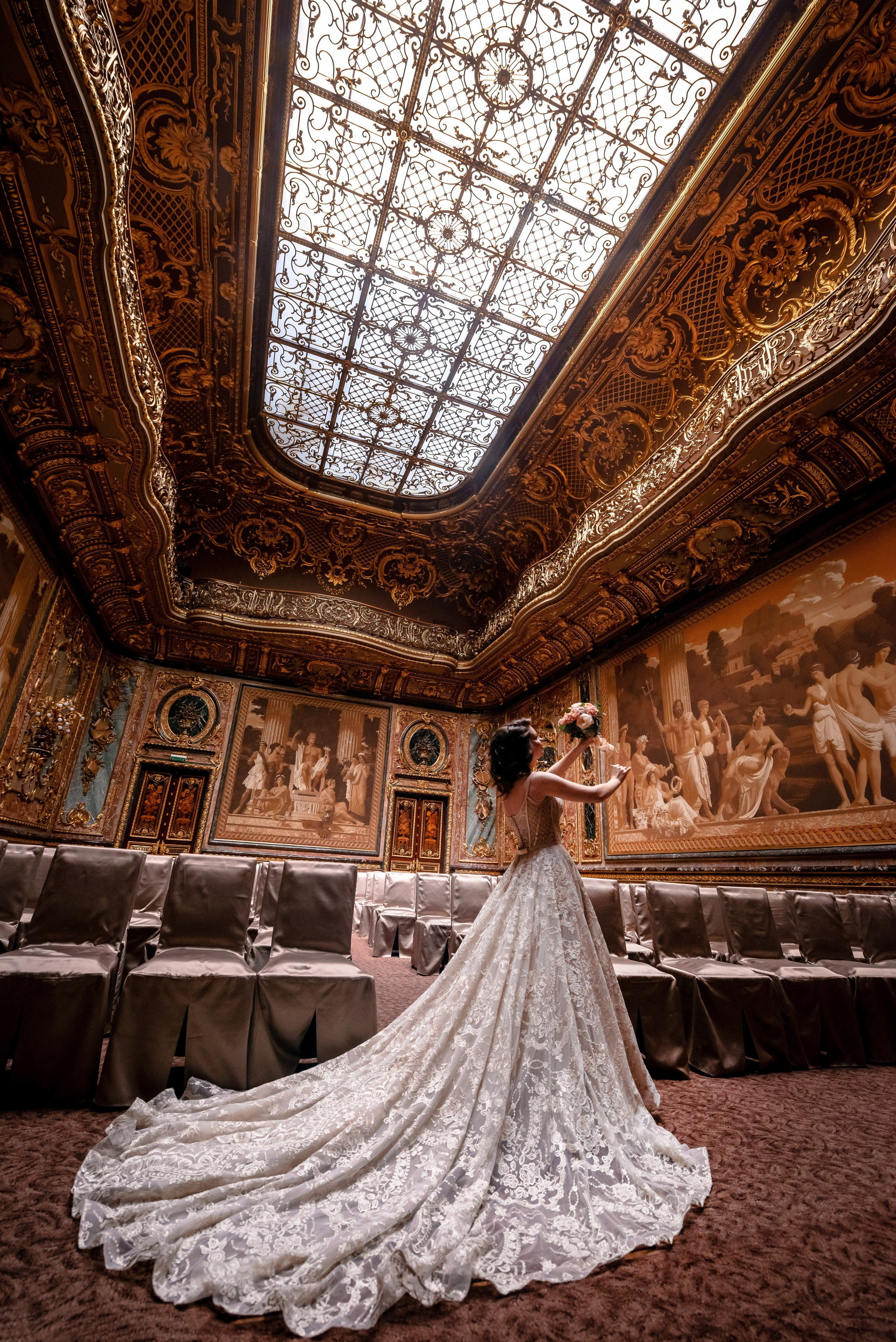 Елена и Дмитрий (свадебная фотосессия в Доме Архитектора — особняке Половцова). Портретный, семейный и свадебный фотограф в Санкт-Петербурге и в Пушкине Ширяев Денис