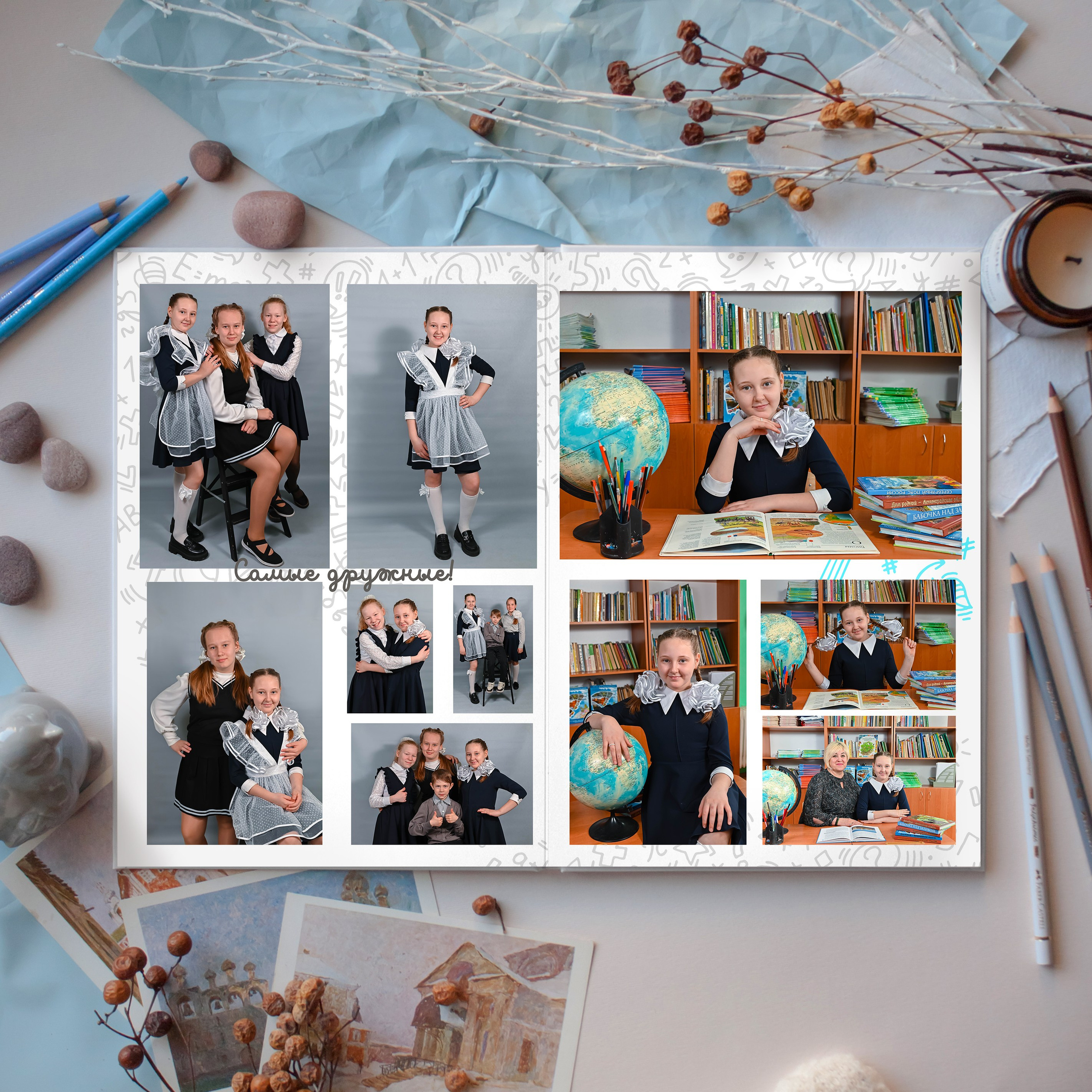 Дизайны для школьников. Выпускные альбомы для детских садов Санкт-Петербург