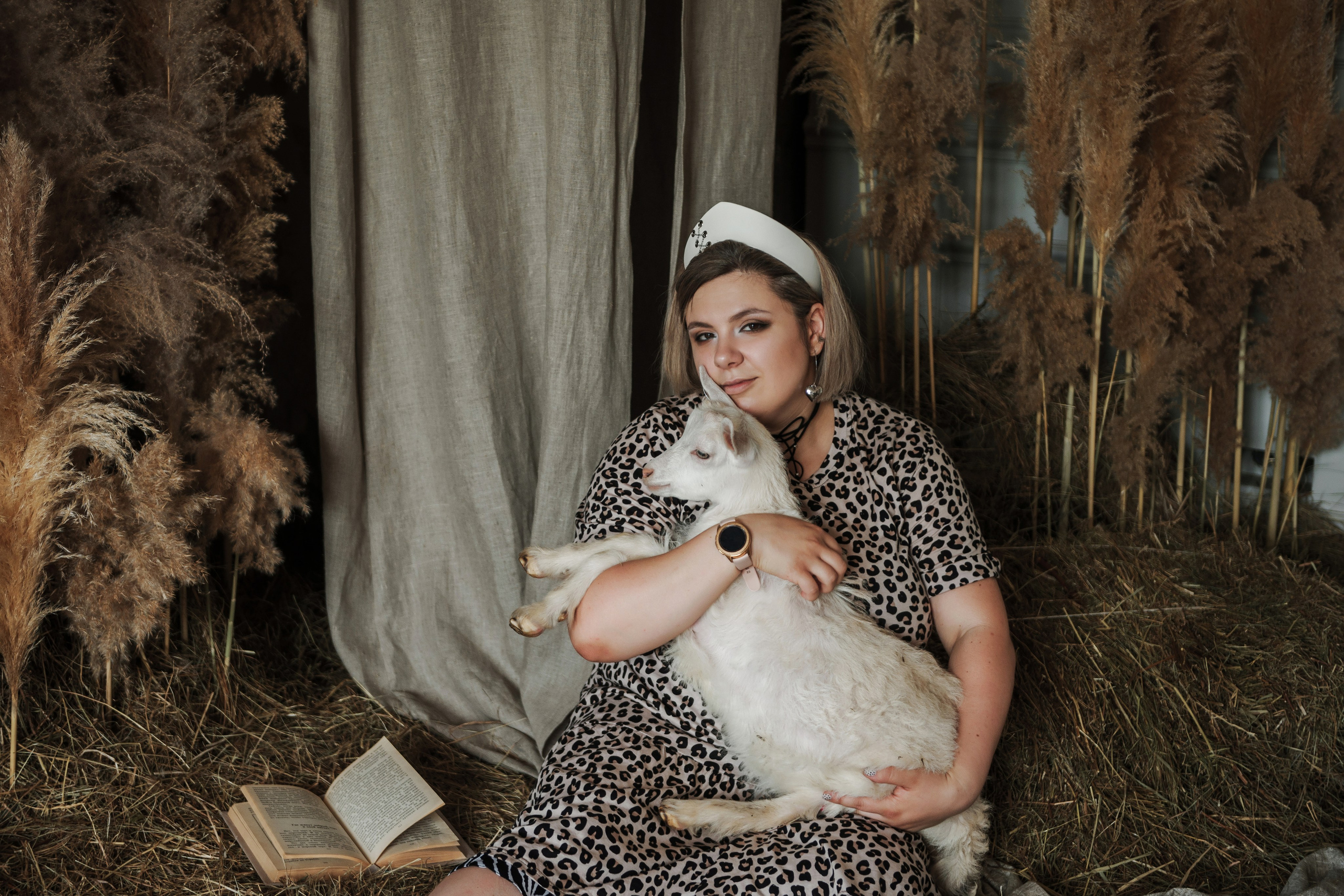 Съемка с козликом. Фотограф Кристина Гришина Рязань