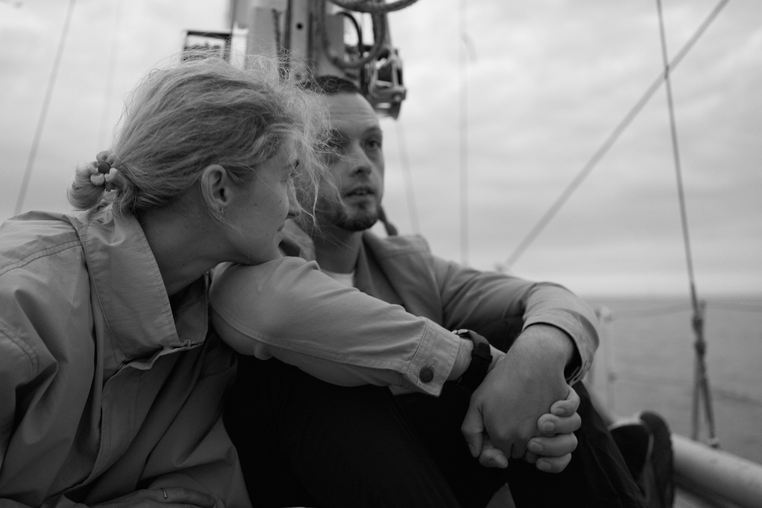 CLOUDY DAY ON A YACHT. Юля Ф