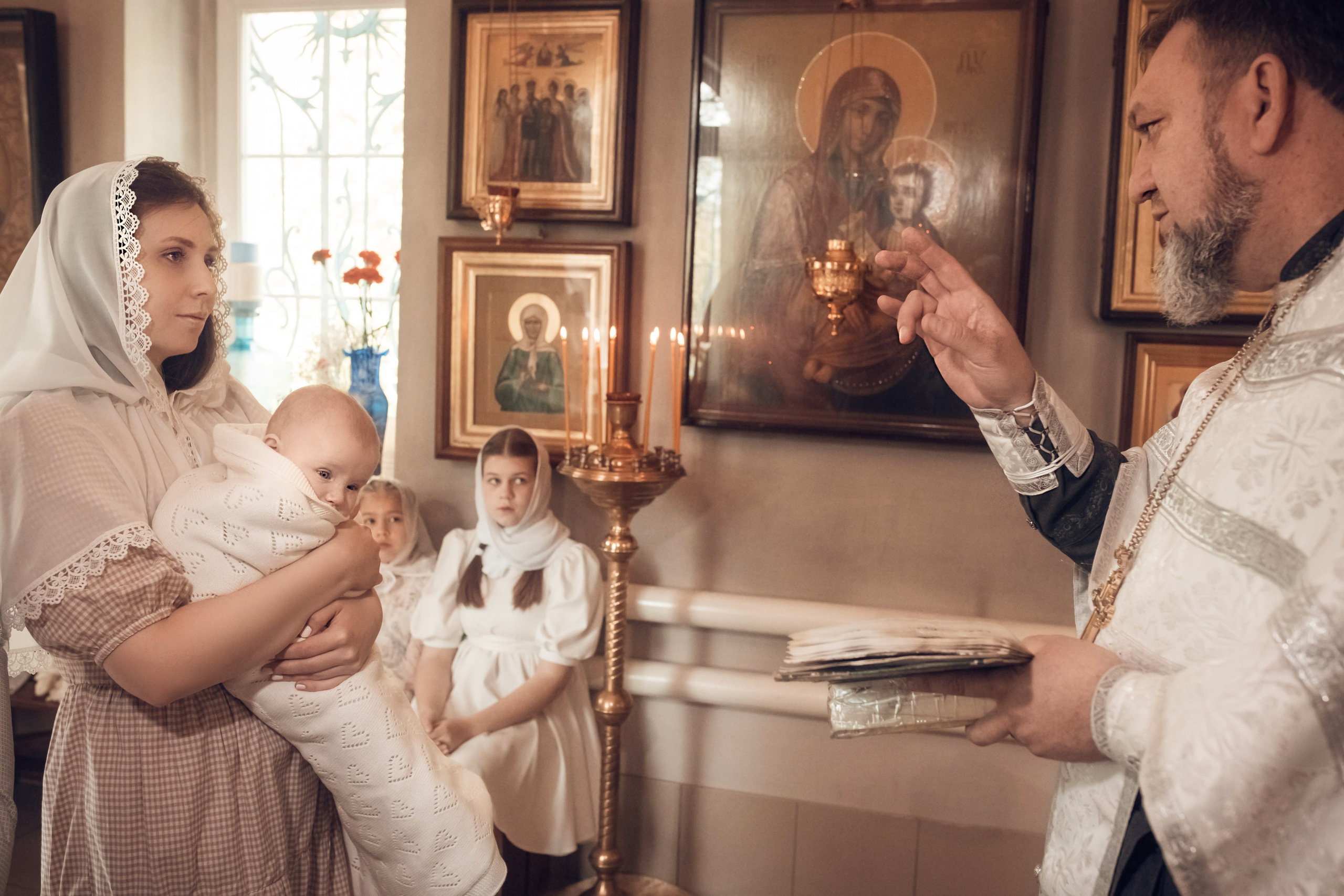 Таинство Крещения Василисы. Съемка Таинств Крещения Венчания, детские и семейные съемки в Пензе