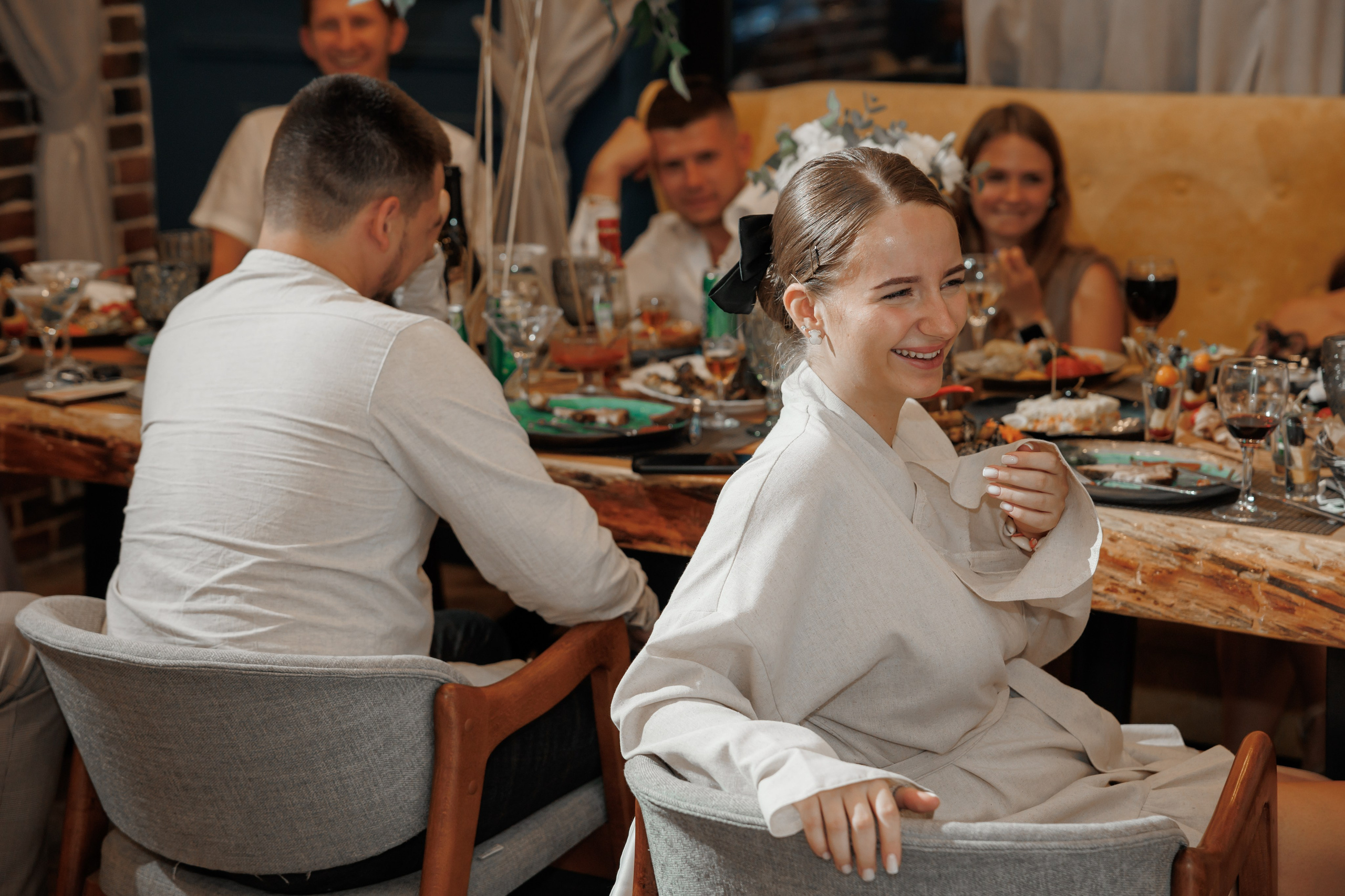 Полина и Дмитрий, загородный клуб «Барин», ЗАГС в г. Пушкино. Свадебный и репортажный фотограф (Москва, Королев и другие)