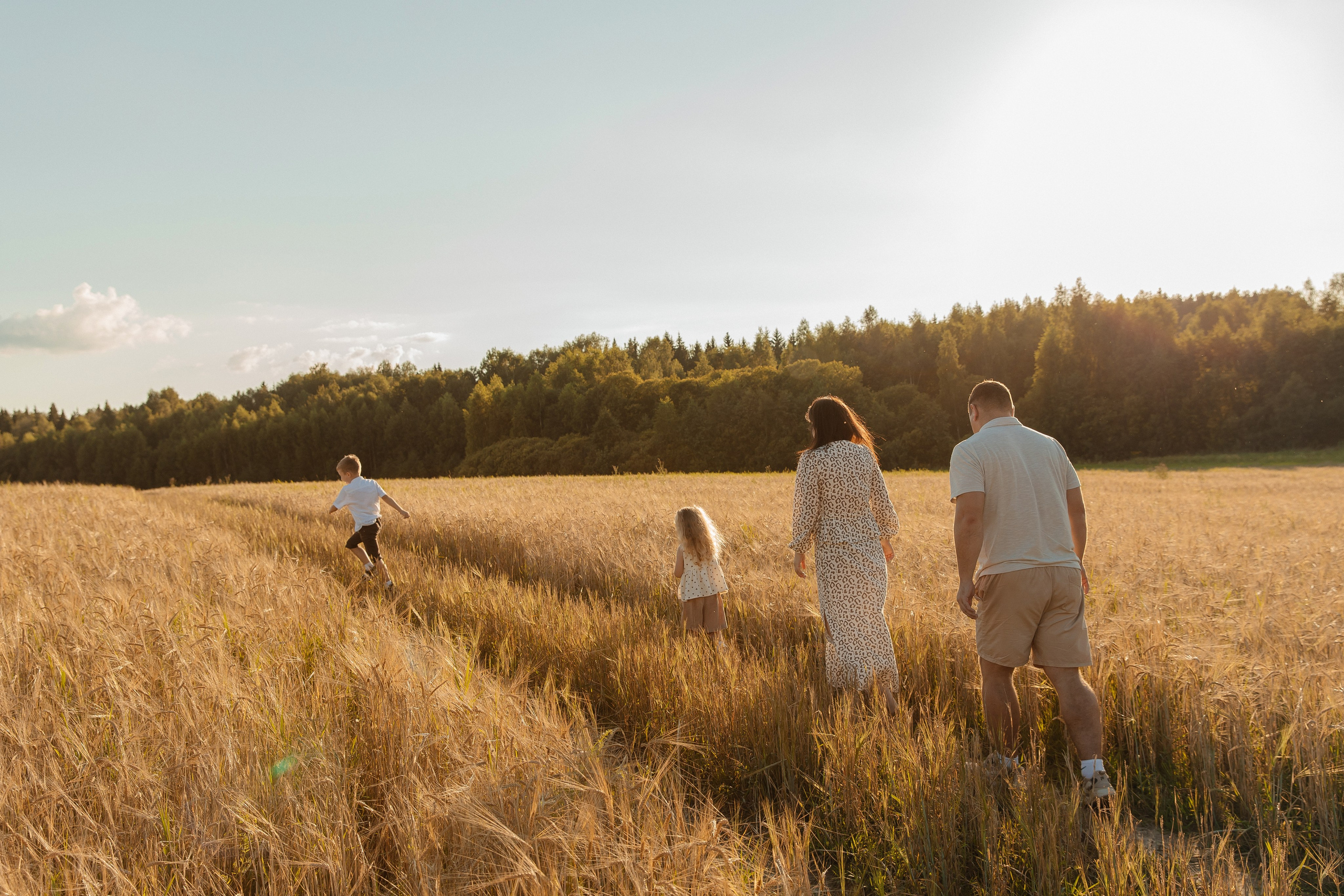 Дима Алёна Добромир и Стеша. Семейный фотограф Москва