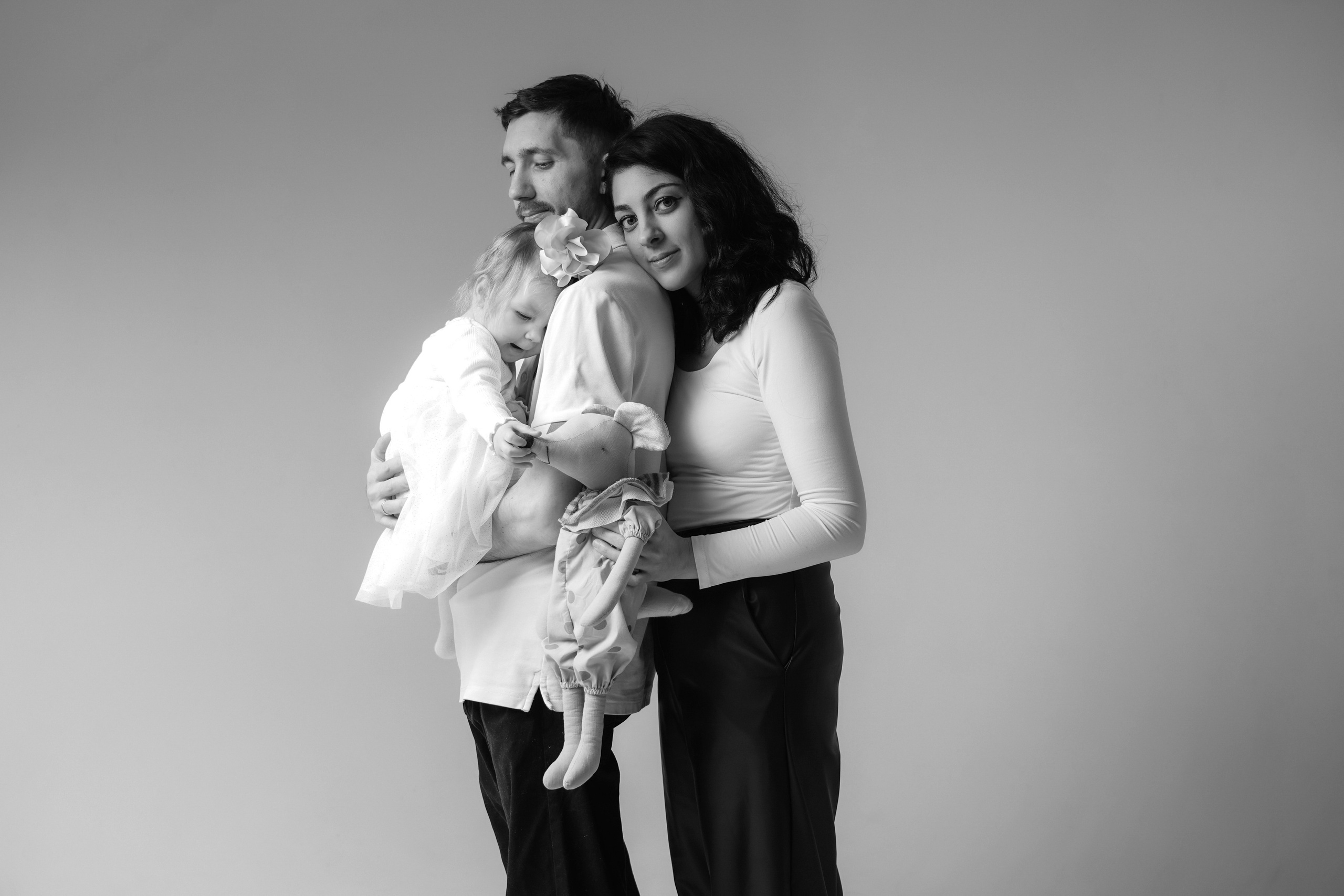 Семейная съемка на циклораме. Анна, фотограф Москва, Зеленоград