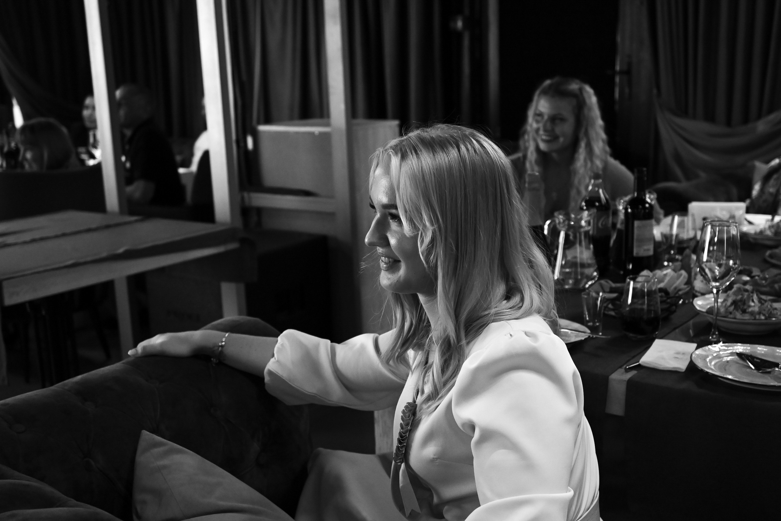 Black and white film. <3