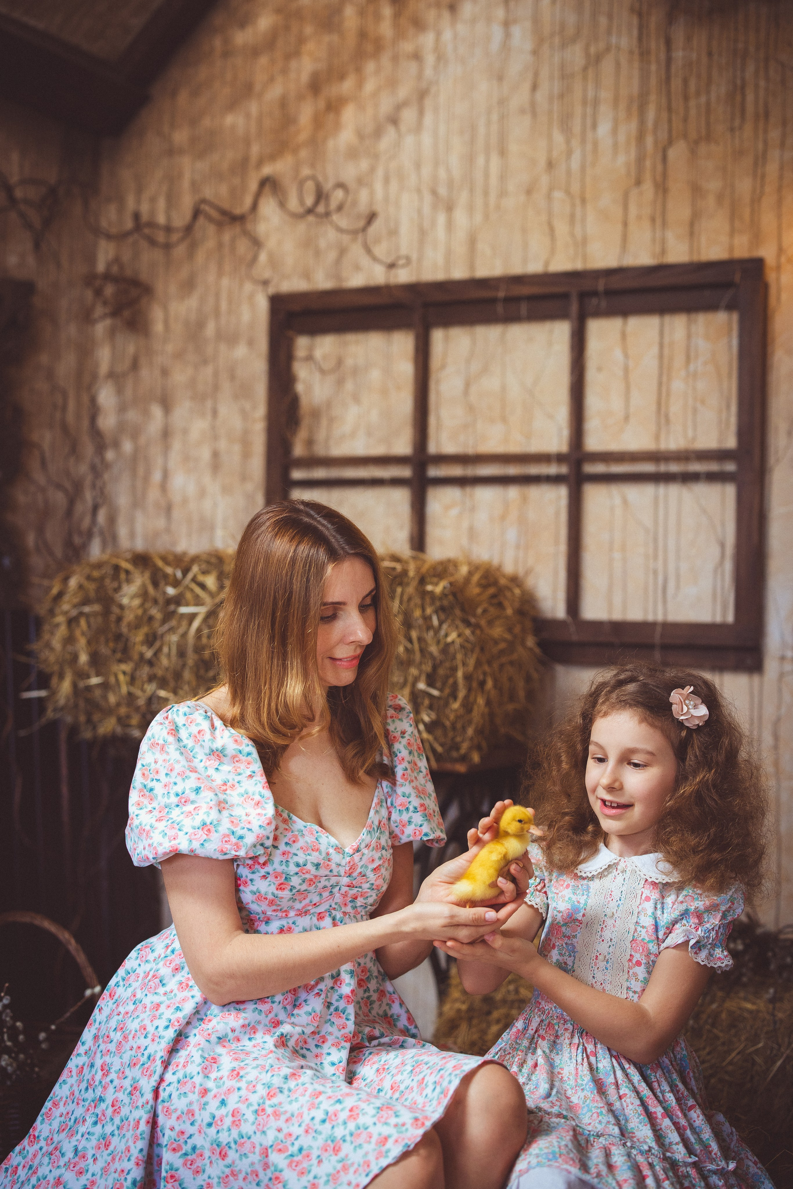 Пасхальный фотопроект с козочкой и утятами, в фотостудии «Эль» 2024 г. Семейный и детский фотограф в Краснодаре Анна Трашкова