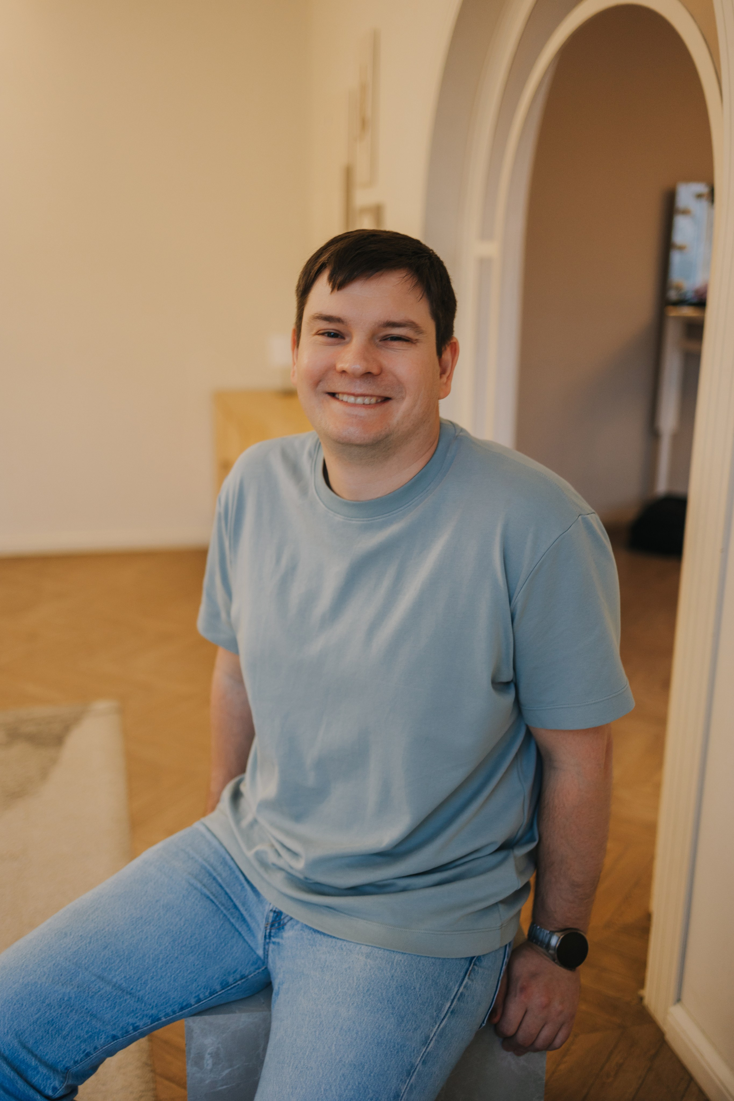 Большая семья. Домашняя фотосессия