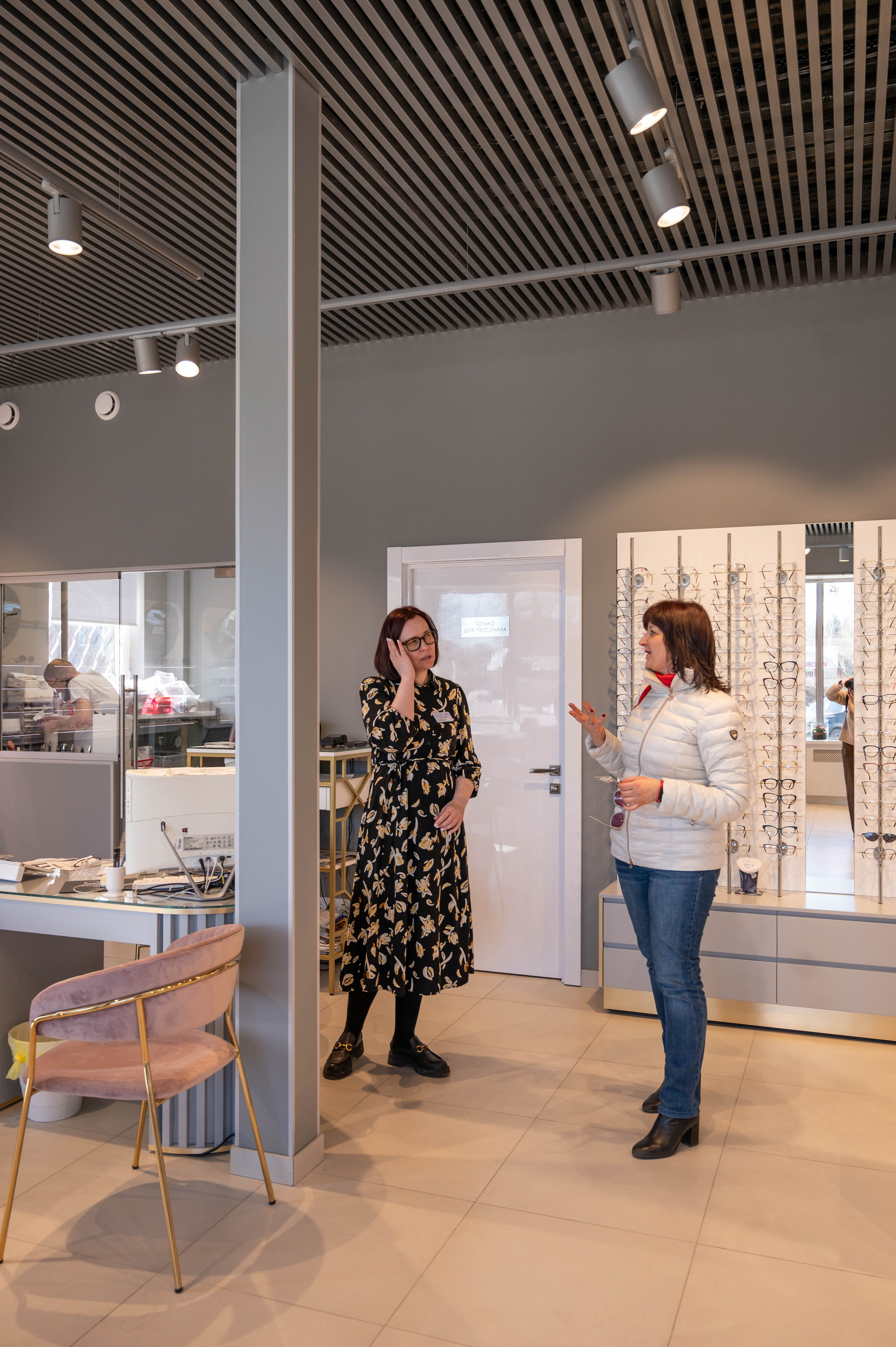 Съёмка открытия оптики