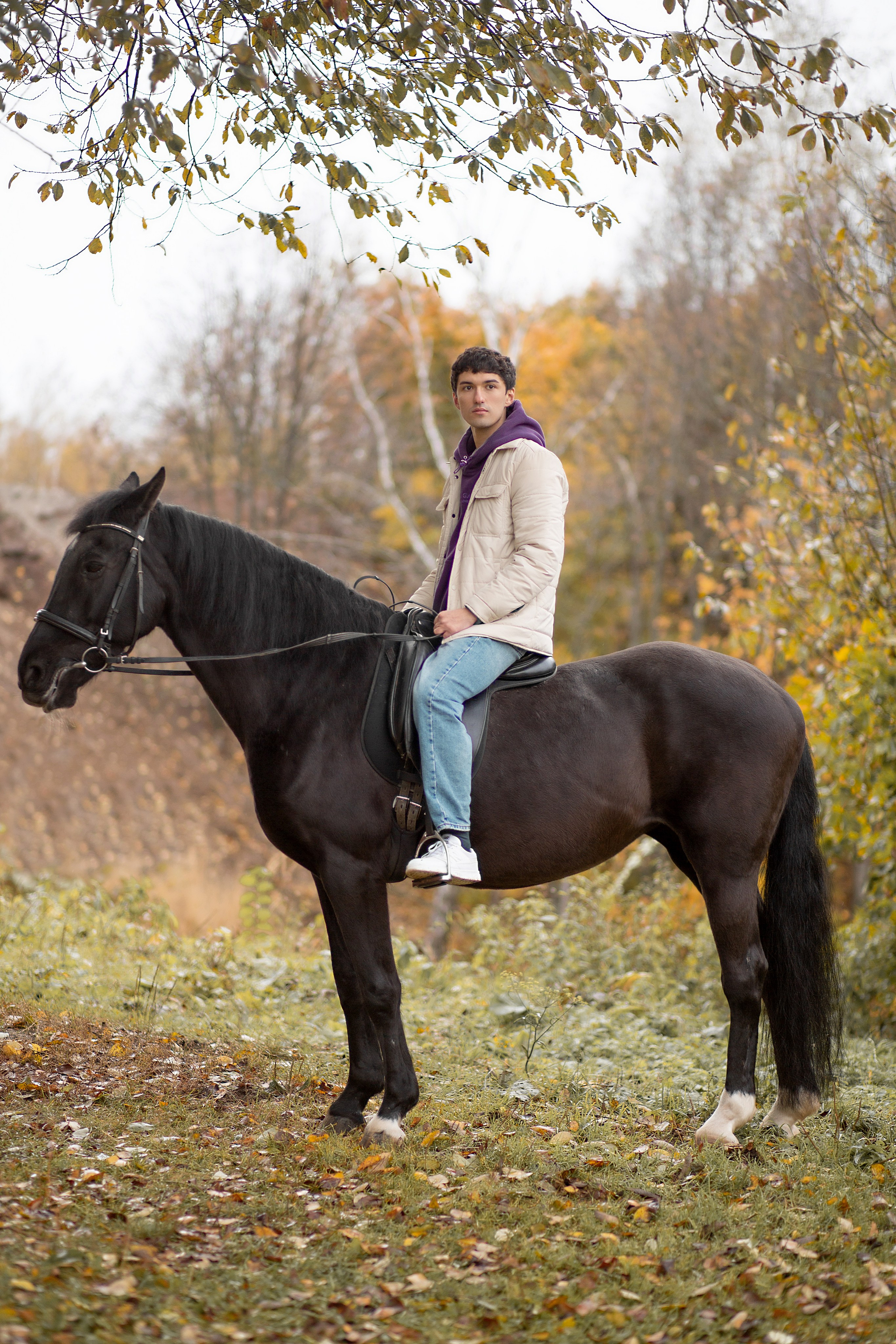 Рустам и Жасмин. Фотосессия с лошадьми в Нижнем Новгороде