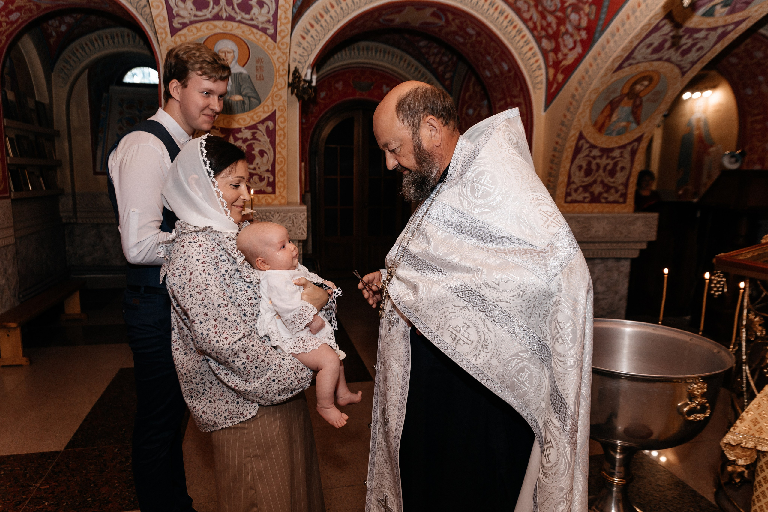 Крещение Саши. Семейный фотограф Минск Усова Ольга