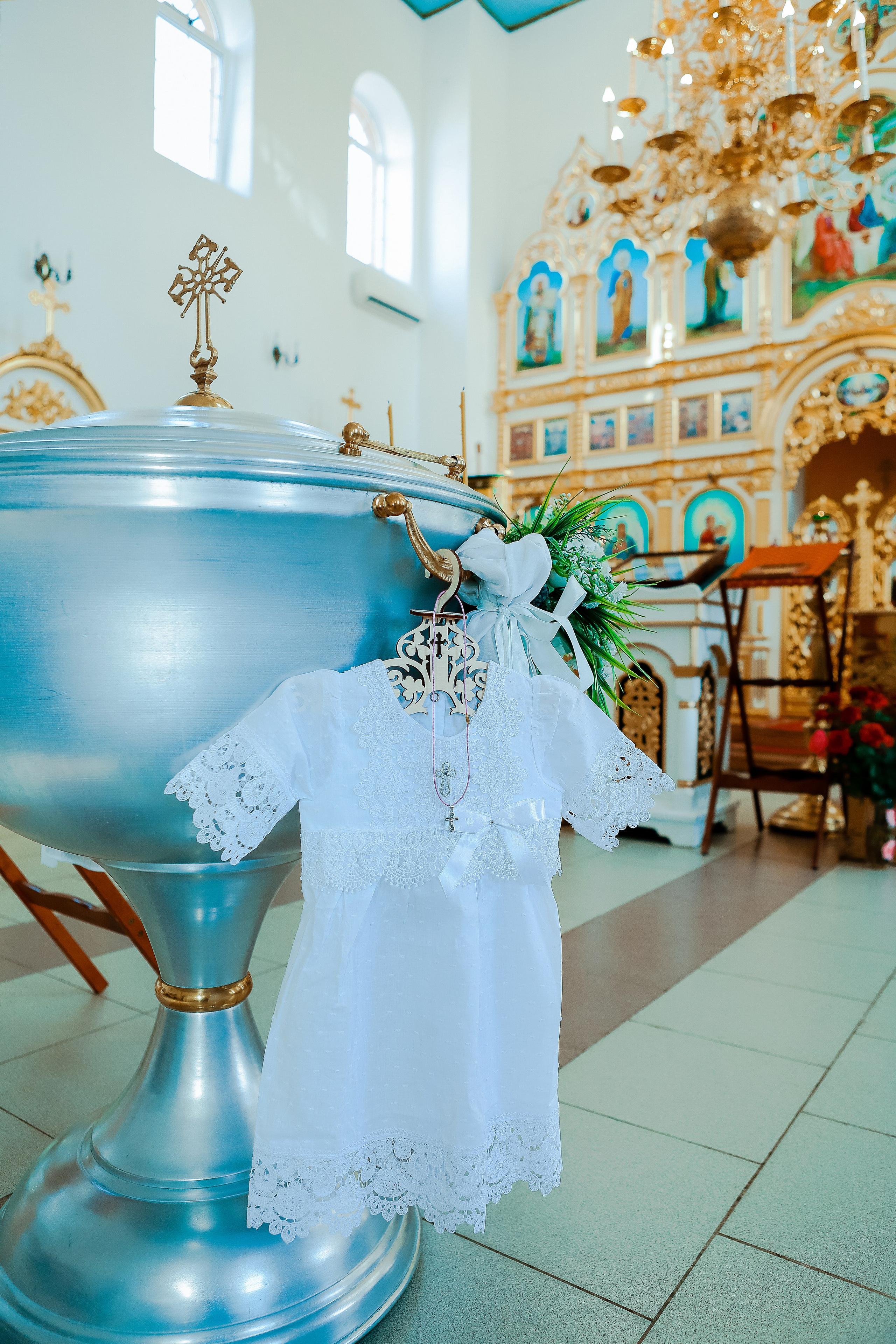 Таинство Крещения Отца и Дочери. Свадебный фотограф Евгения Фролова г. Каменск-Шахтинский, Донецк, Ростов