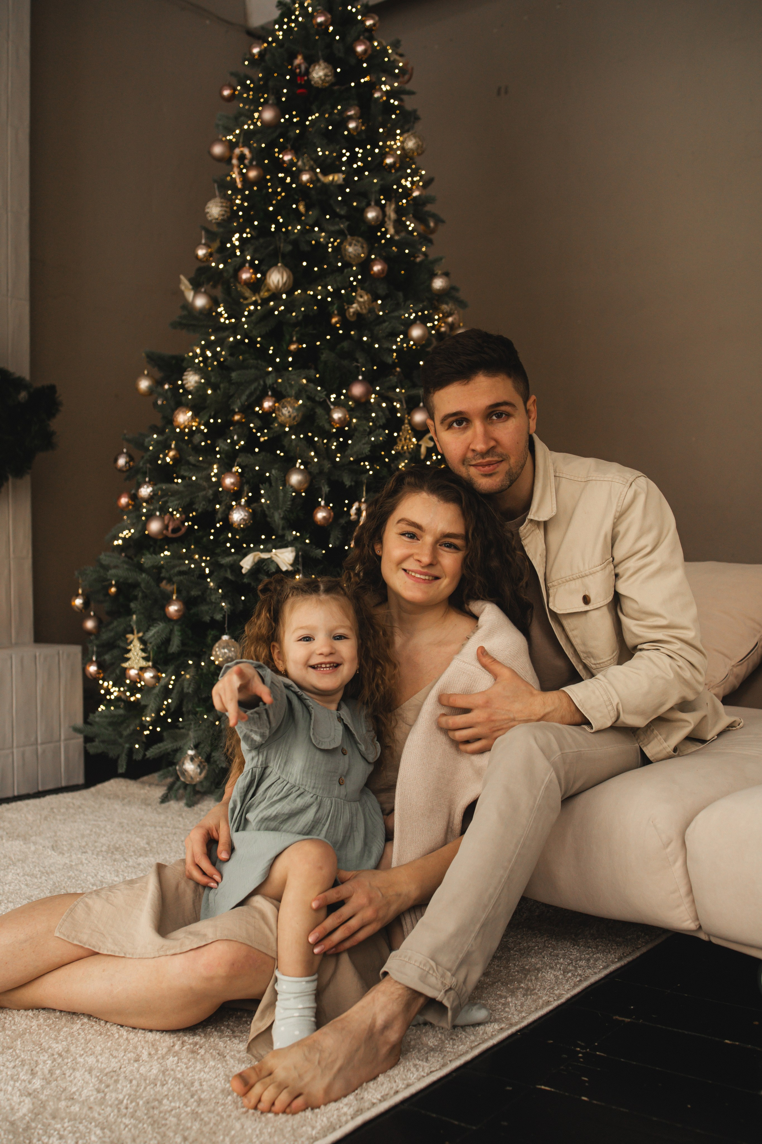 Семейная новогодняя фотосессия. Фотограф Екатеринбург Анастасия Лиханова