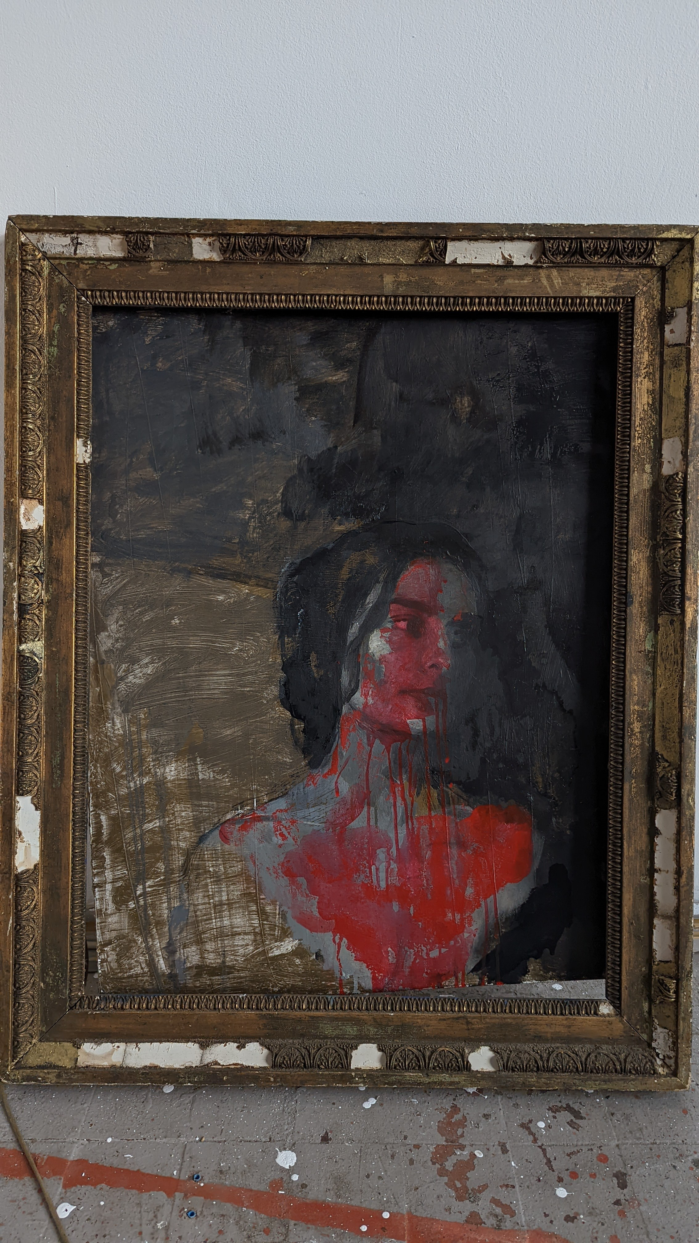 Self-portrait. Ruzanna Teterina artist, St.Petersburg, Russia