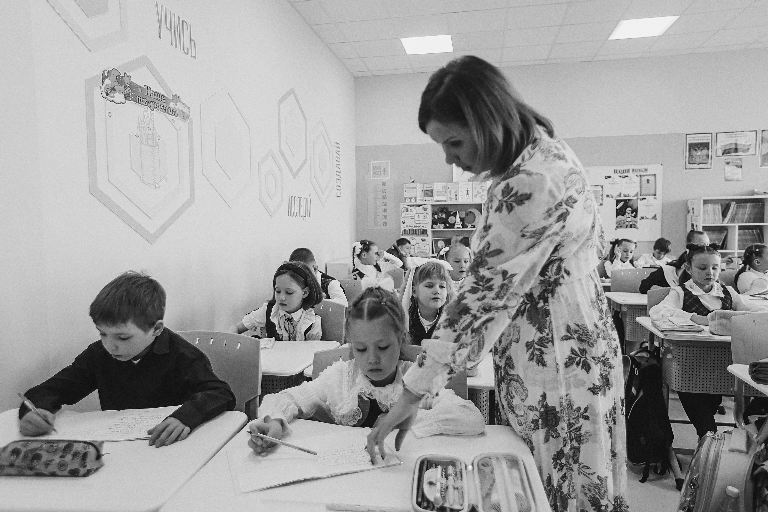 Один день в школе 1 класс. Семейный фотограф Тюмень, фотограф на роды Салмина Мария