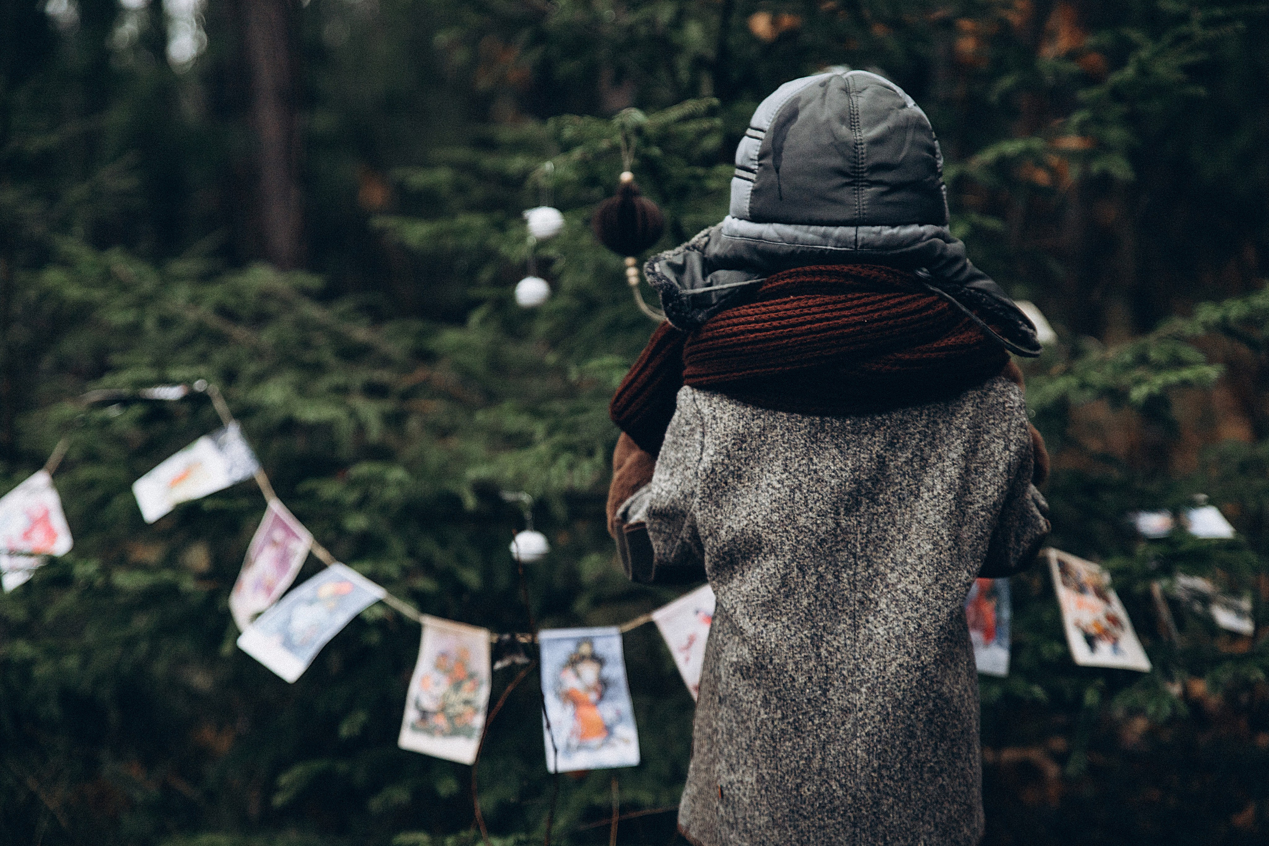 Елка в лесу. Репортажный и детский фотограф в Минске