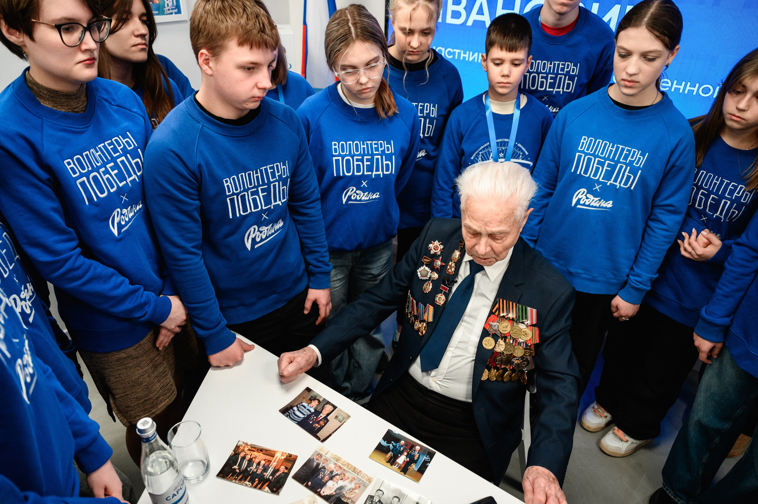 Встреча с ветераном. Фотограф Захваткин Роман