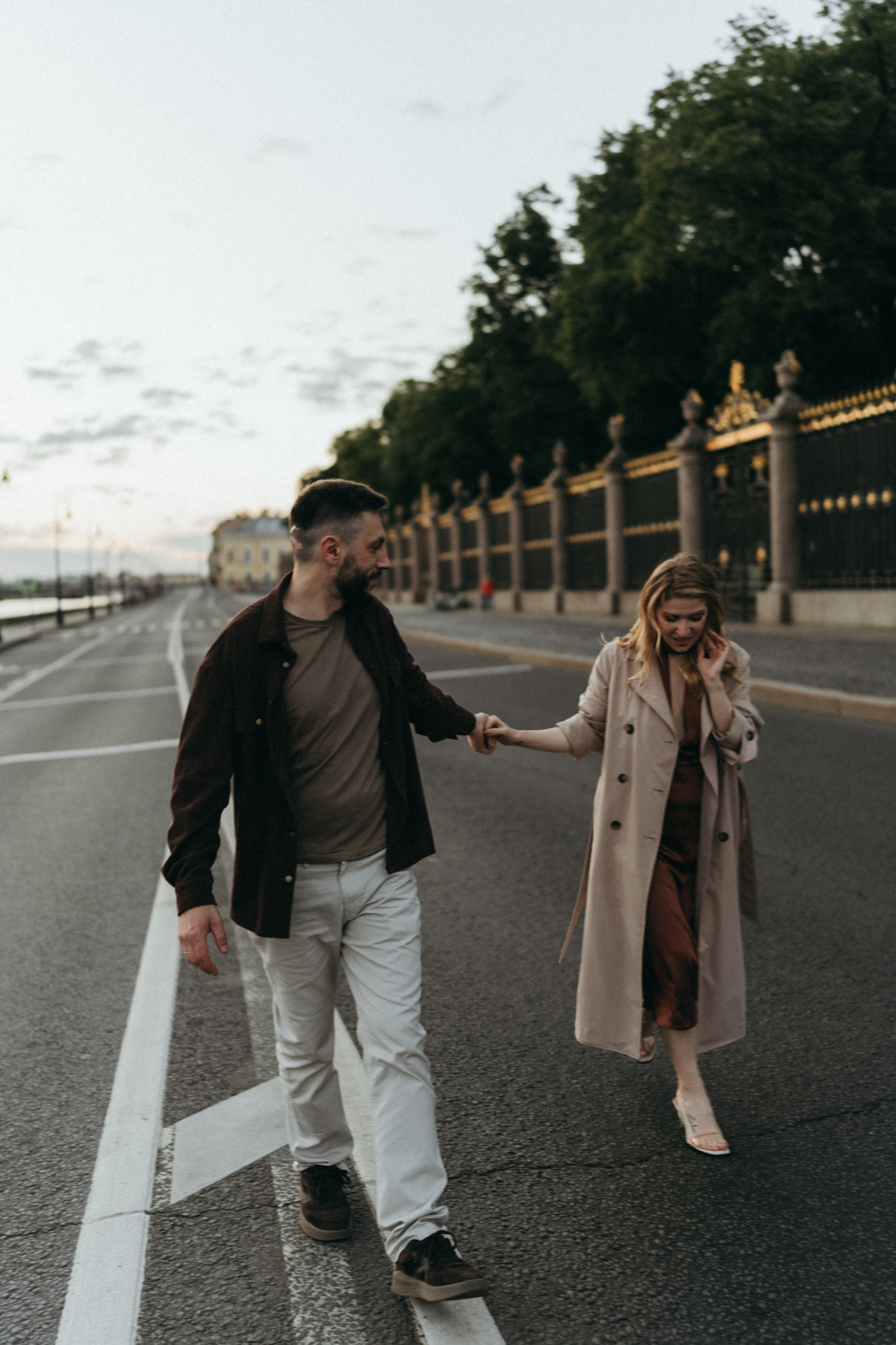 Максим и Настя / Разводные мосты. Фотограф в Санкт-Петербурге — Лучина Екатерина