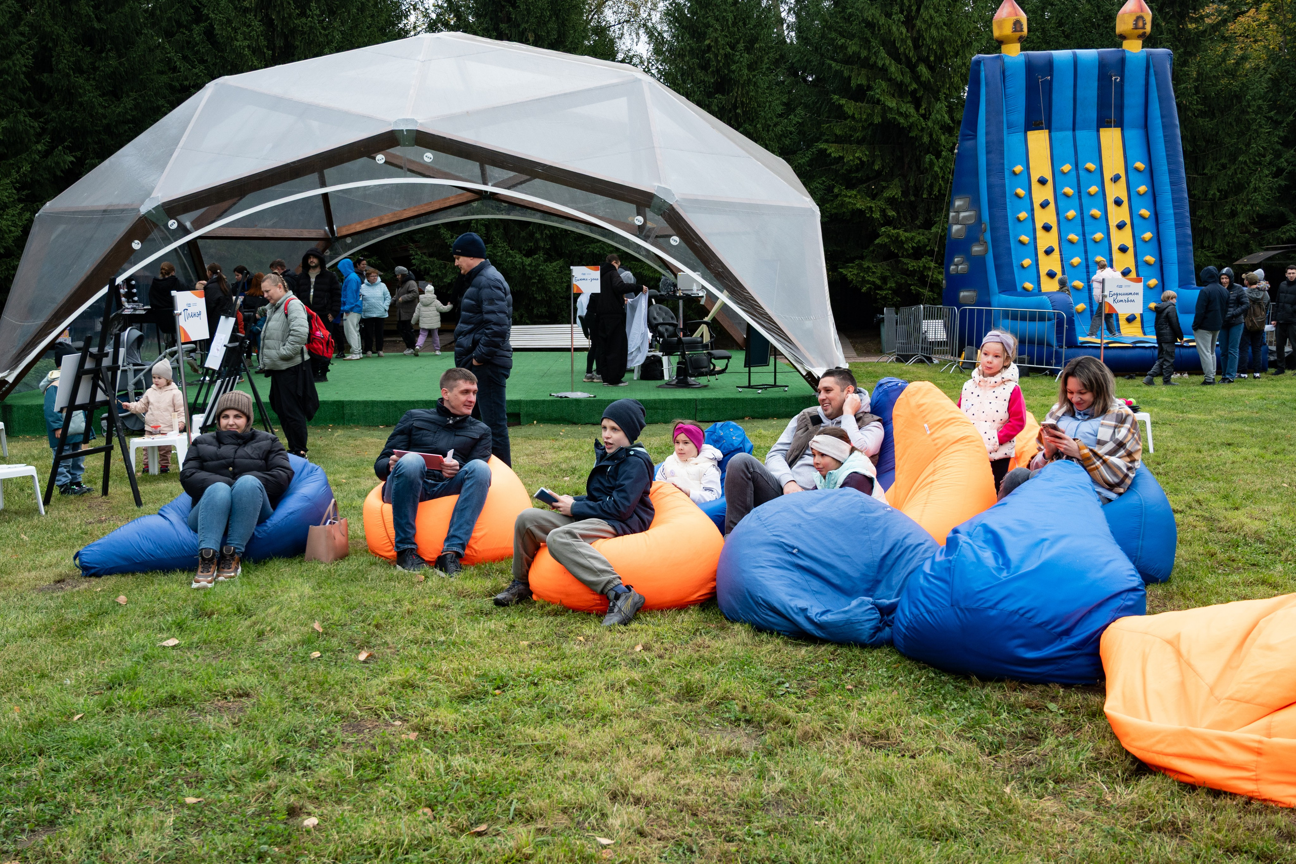 Репортаж на семейном фестивале для сотрудников «Газпромнефть». Фотограф мероприятий в Москве