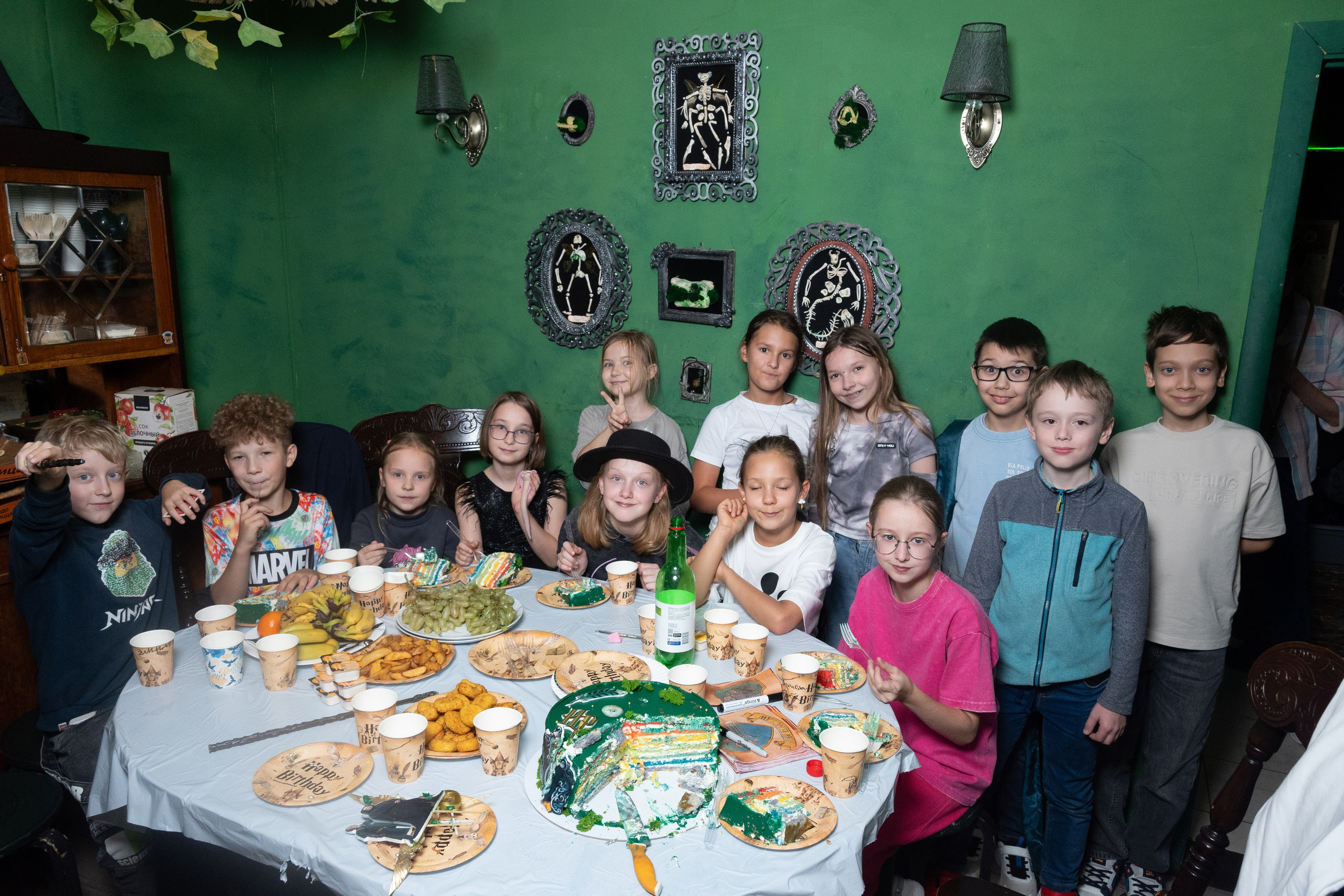 День рождения ребенка в «Подземелье Слизерин». Фотограф мероприятий в Москве