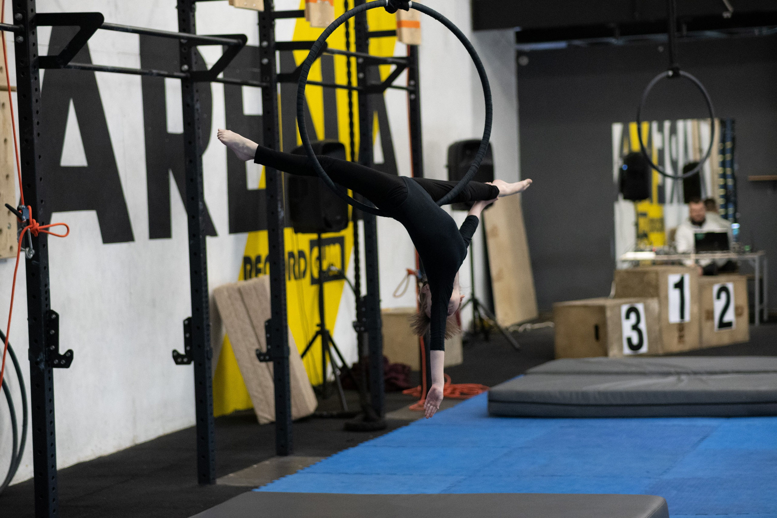 Внутриклубные соревнования по воздушной гимнастике 02.04.23