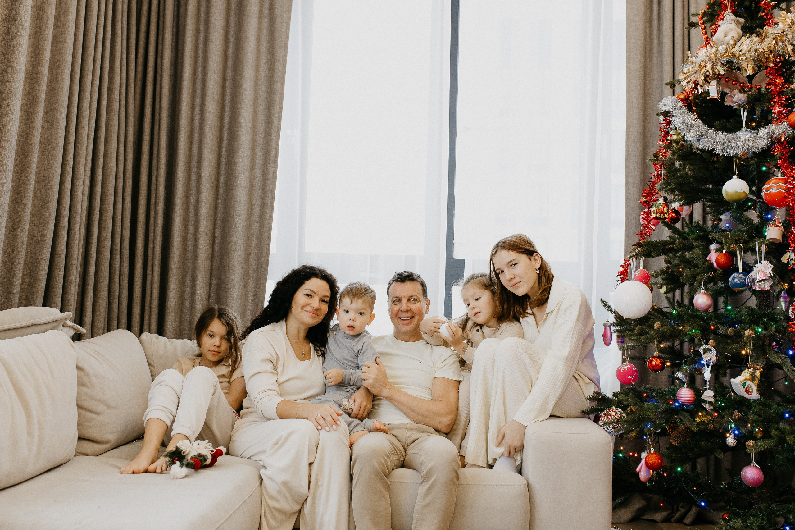 Домашняя предновогодняя история. Семейный фотограф Маша Тимофеева | Москва