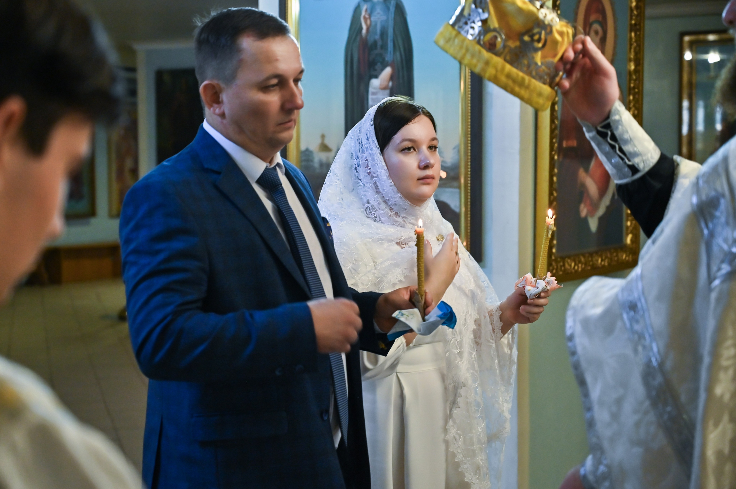 Венчание Андрей и Елена. Репортажный и свадебный фотограф в Липецке Иван Первойкин