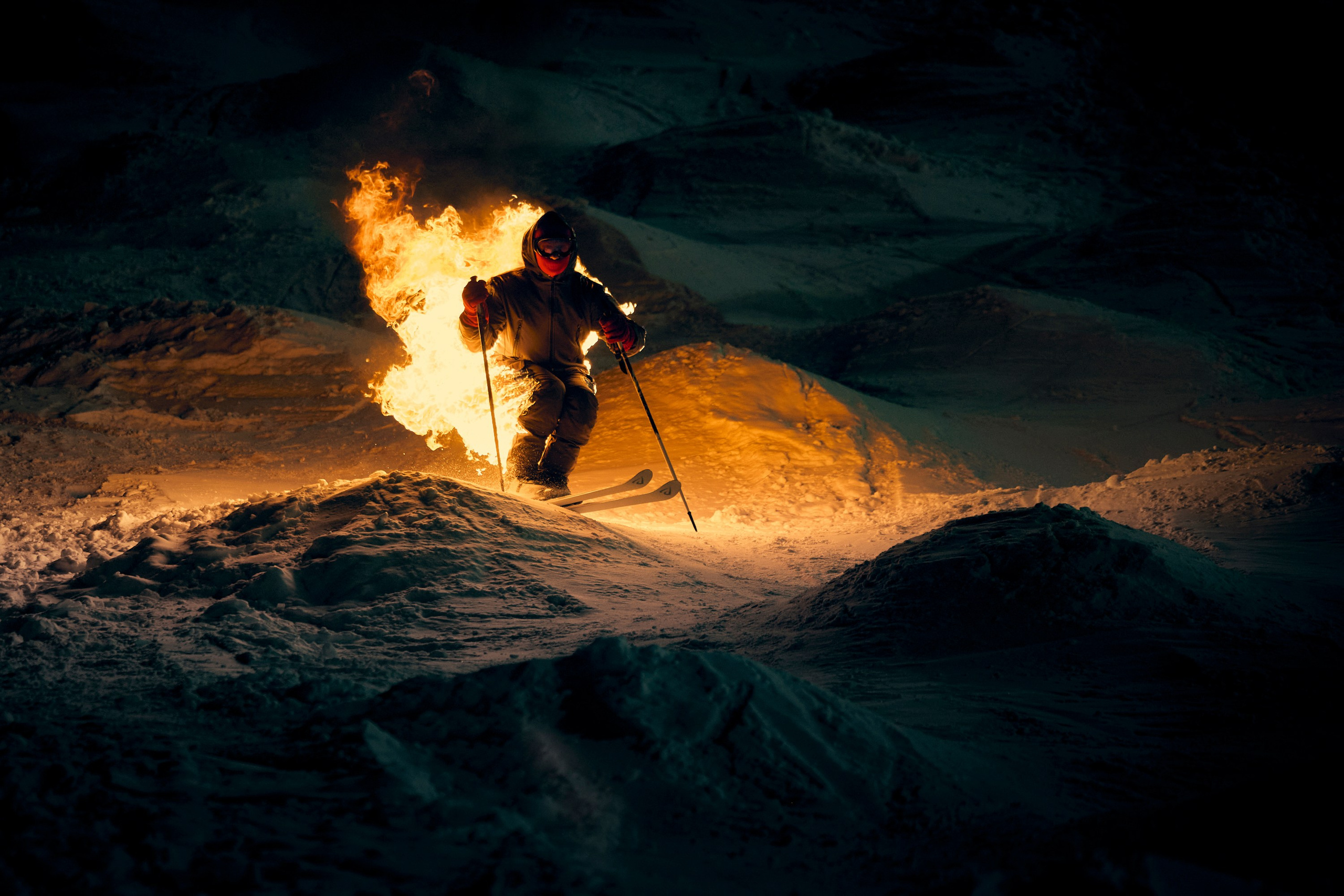 Burning Mogul. Creative photographer Denis Klero