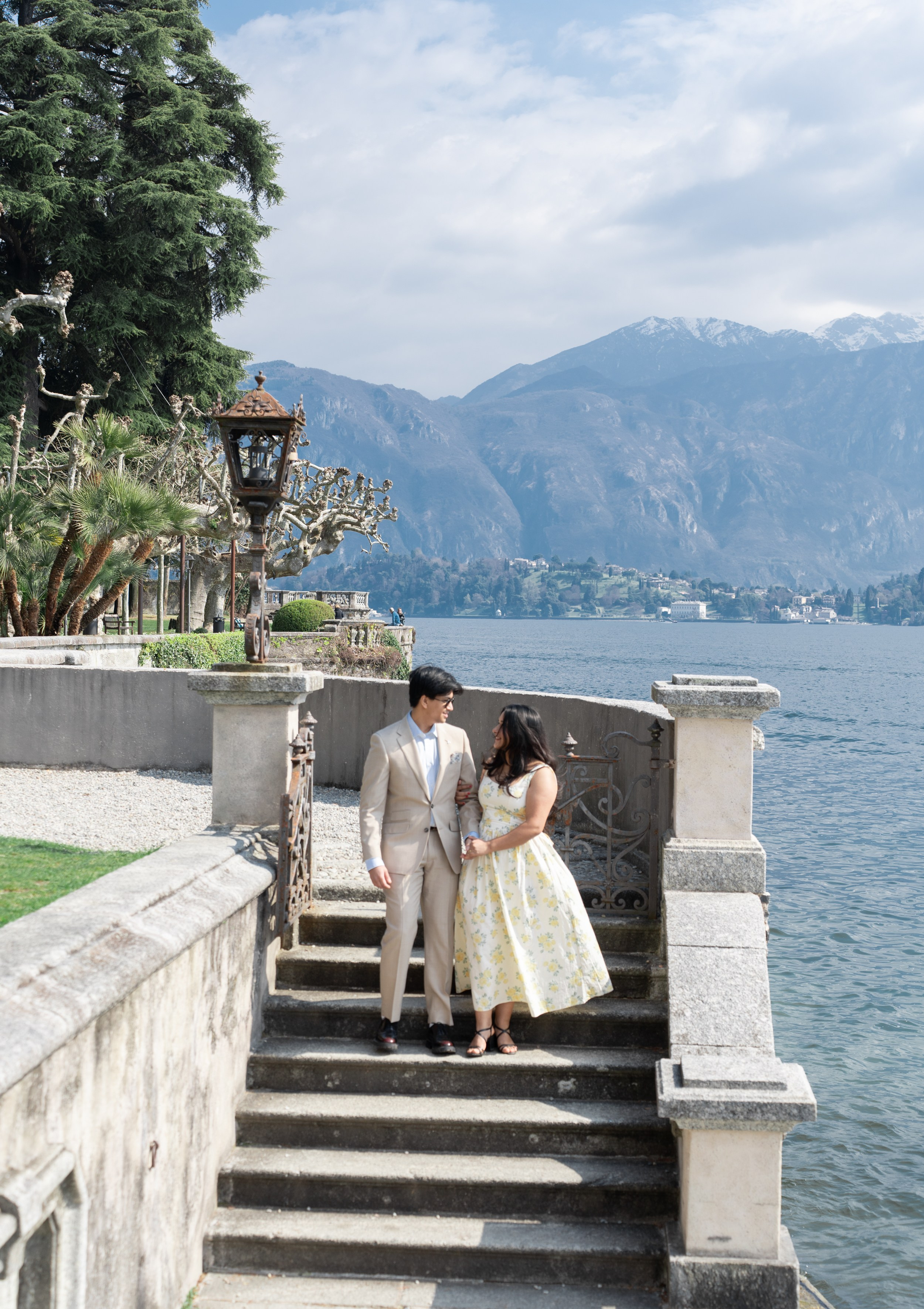 Addy & Fiance. Maria Anistratova | Destination Photographer, Videographer & Drone Pilot — Lake Como