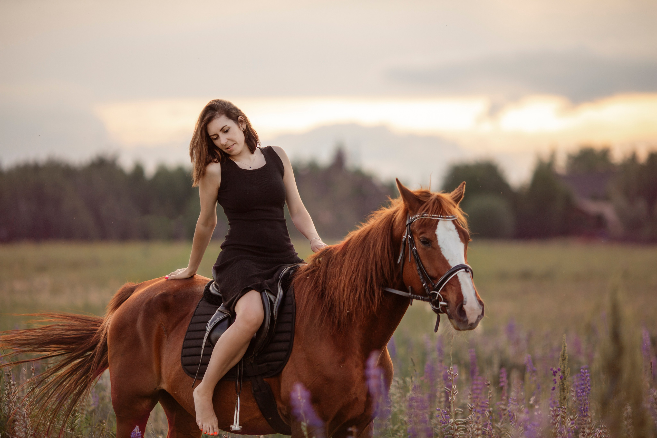 Съемки с лошадьми. Семейный фотограф Москва и область Дербунова Елена