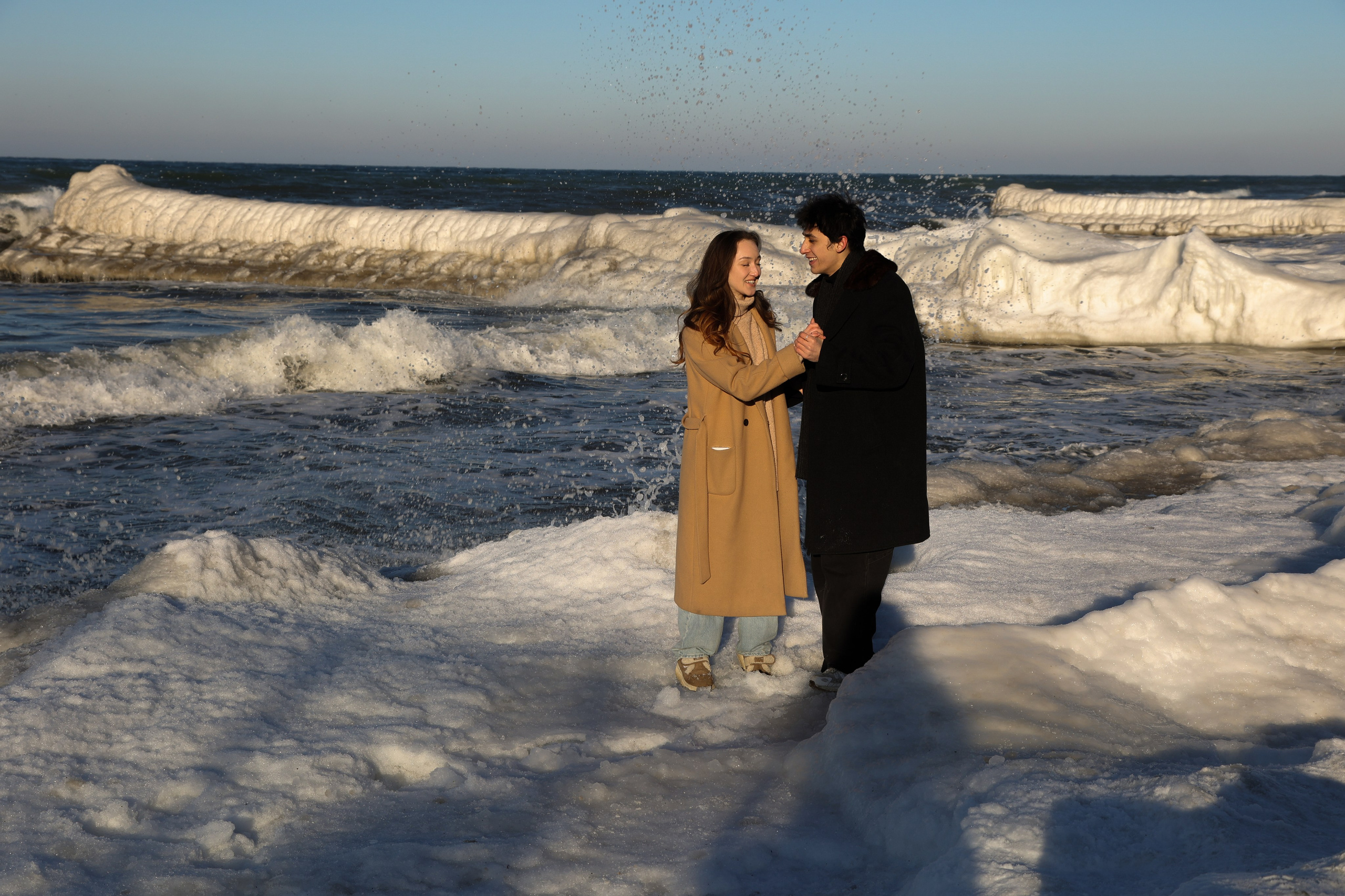 Балтийское море зимой