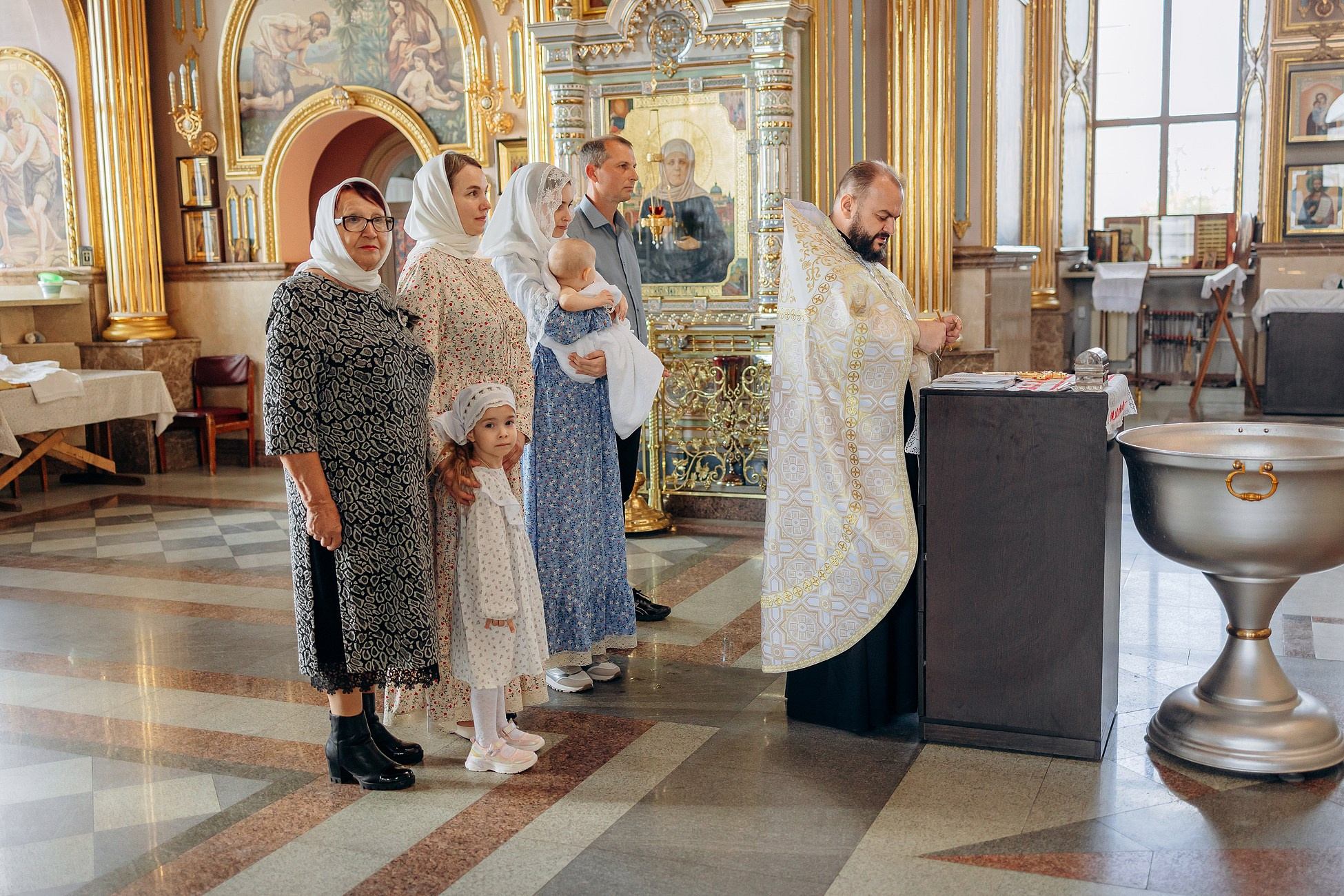 Крещение Веры в Большой Валяевке. Семейный фотограф в Пензе Мария Левина