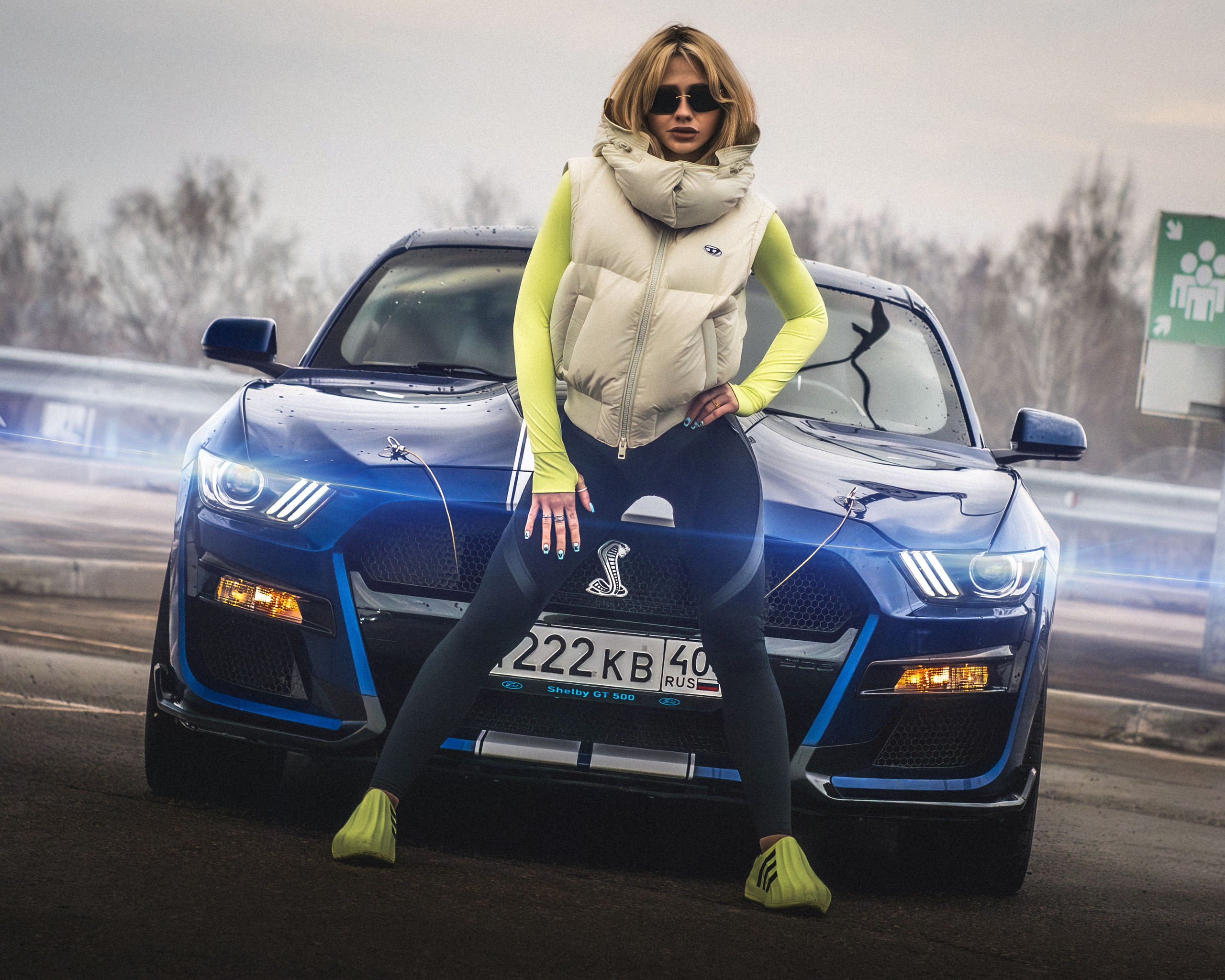 SHELBY GT500. Автомобильный фотограф в Москве