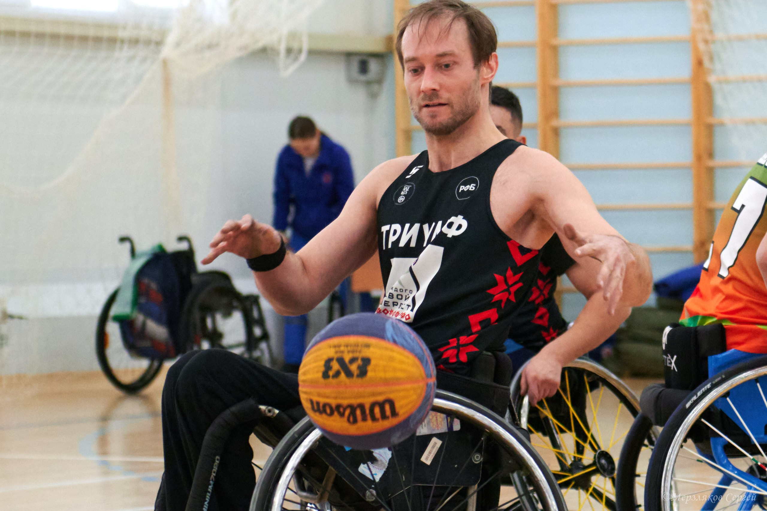 X традиционный Рождественский турнир по баскетболу на колясках. Ижевск. Спортивный репортажный фотограф в Ижевске Сергей Мерзляков