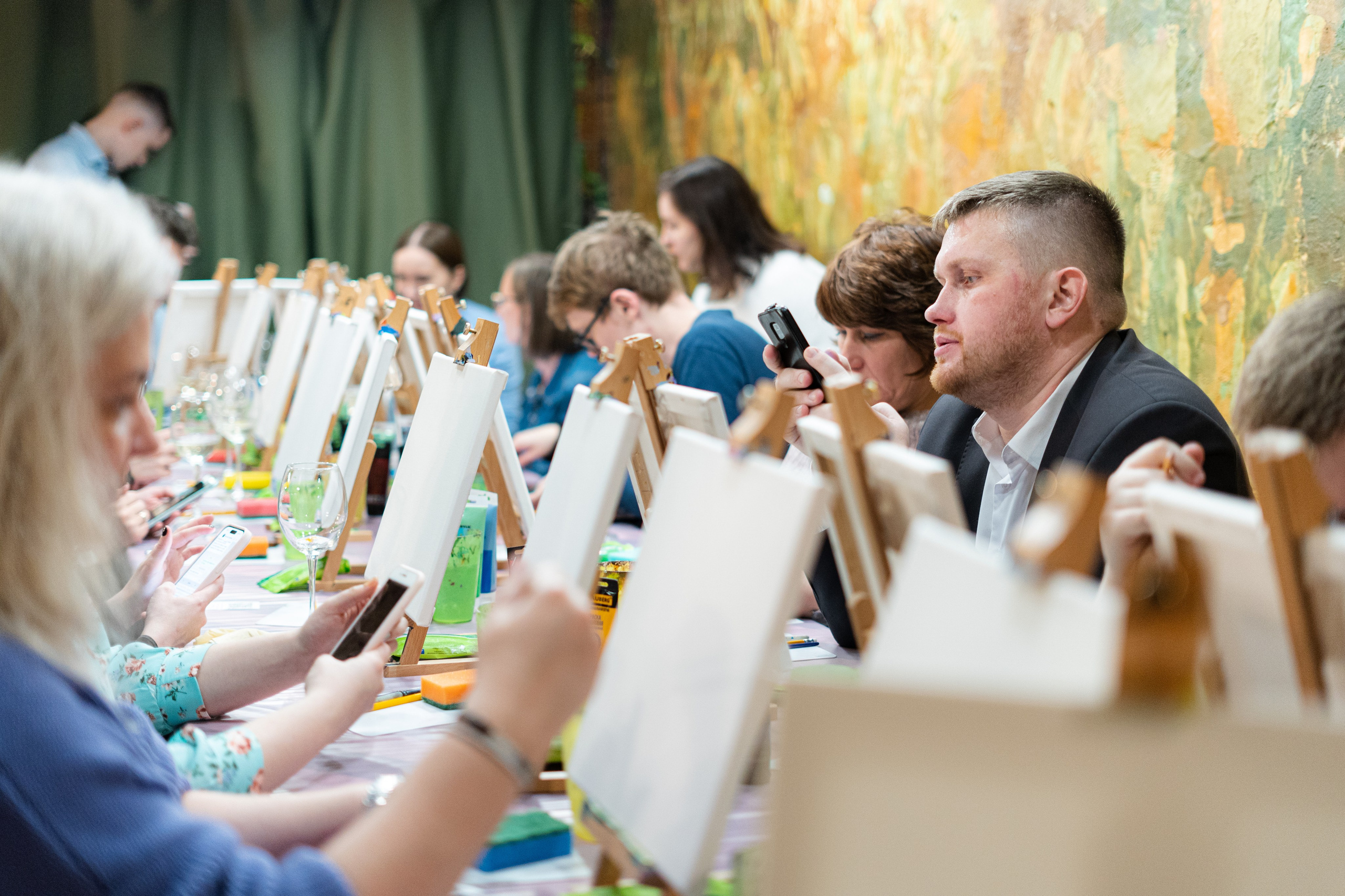 Корпоратив Teach Me Art 2. Портретный фотограф в Москве и Санкт-Петербурге Арина Чех