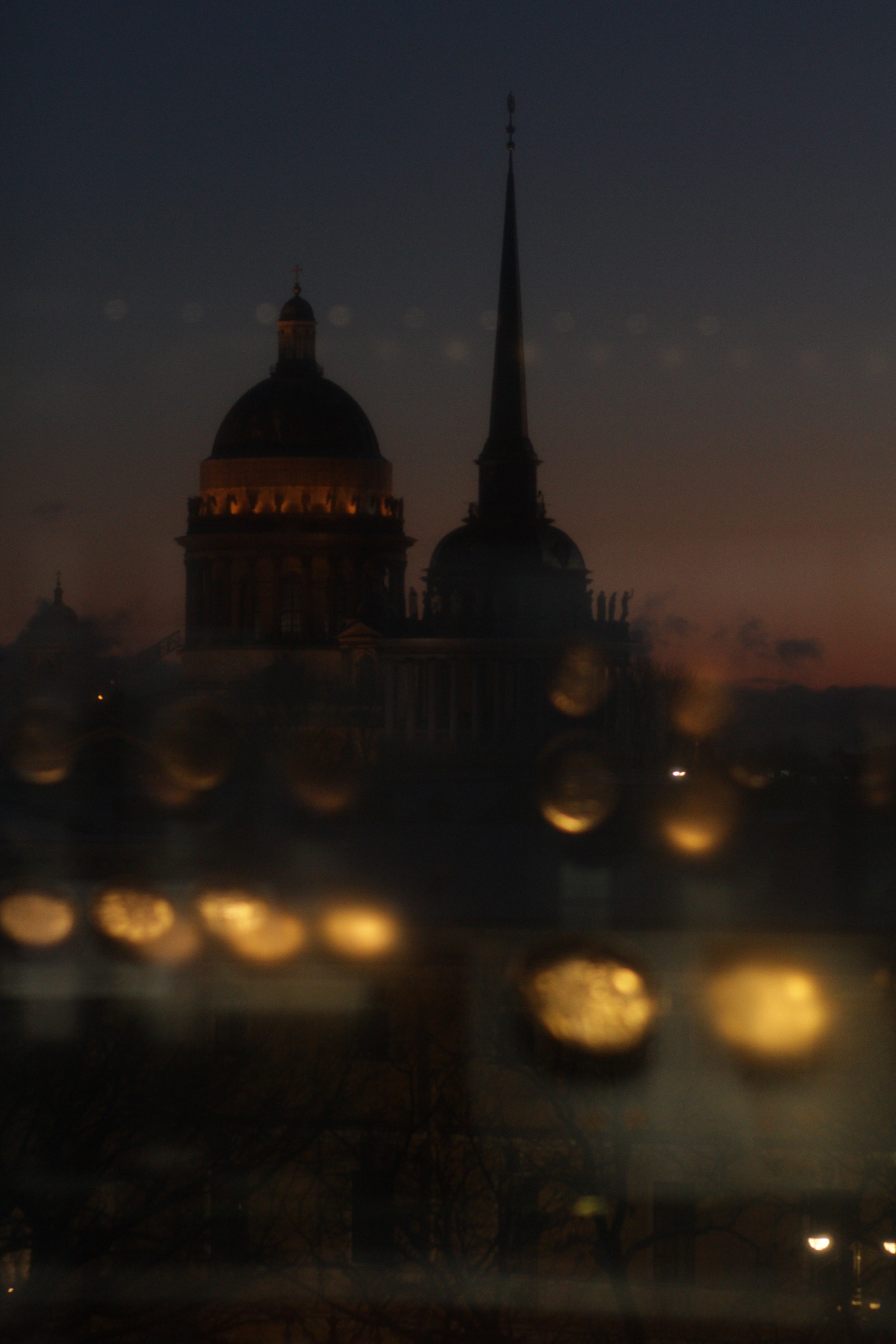 Санкт-Петербург Эрмитаж вид из окна и отражение