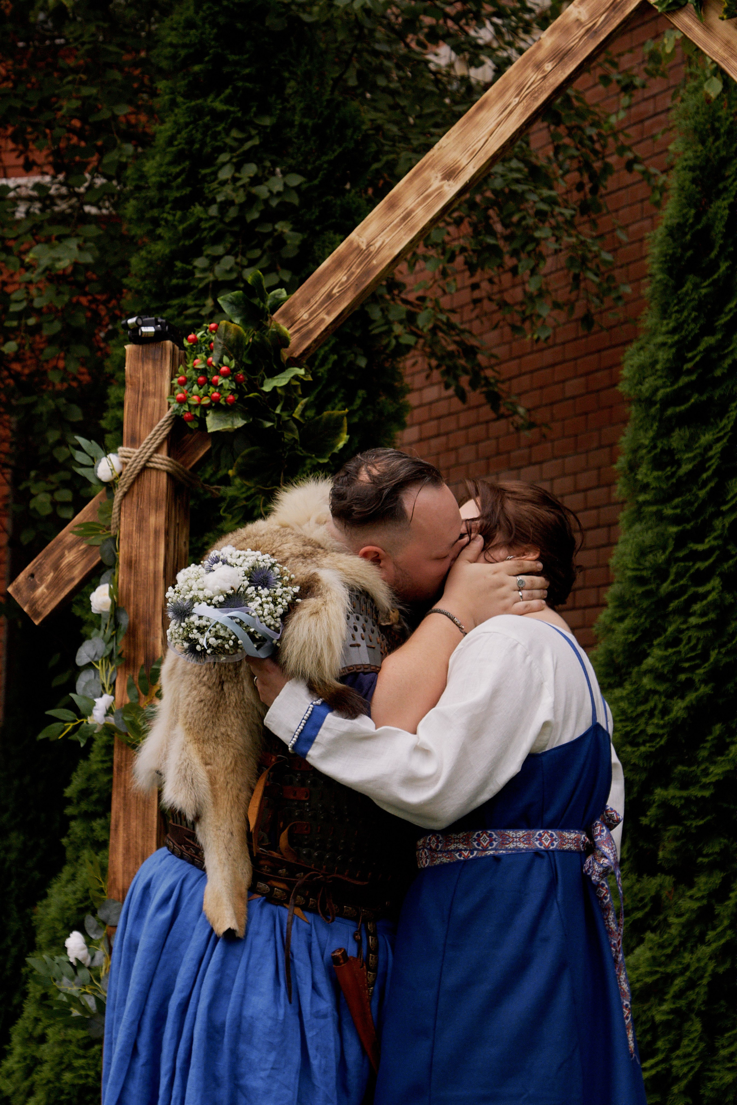 Юлия и Антон. Выездная роспись в стиле викингов. Фотограф лавстори Москва/МО Приятелева Ангелина
