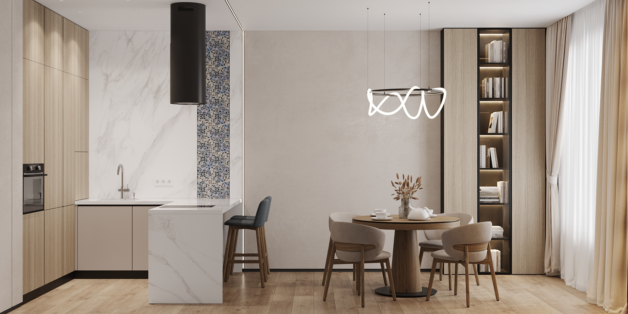 ЖК Ботаника. Студия Дизайна интерьера Tsvetdesign. Дизайнер в Санкт-Петербурге