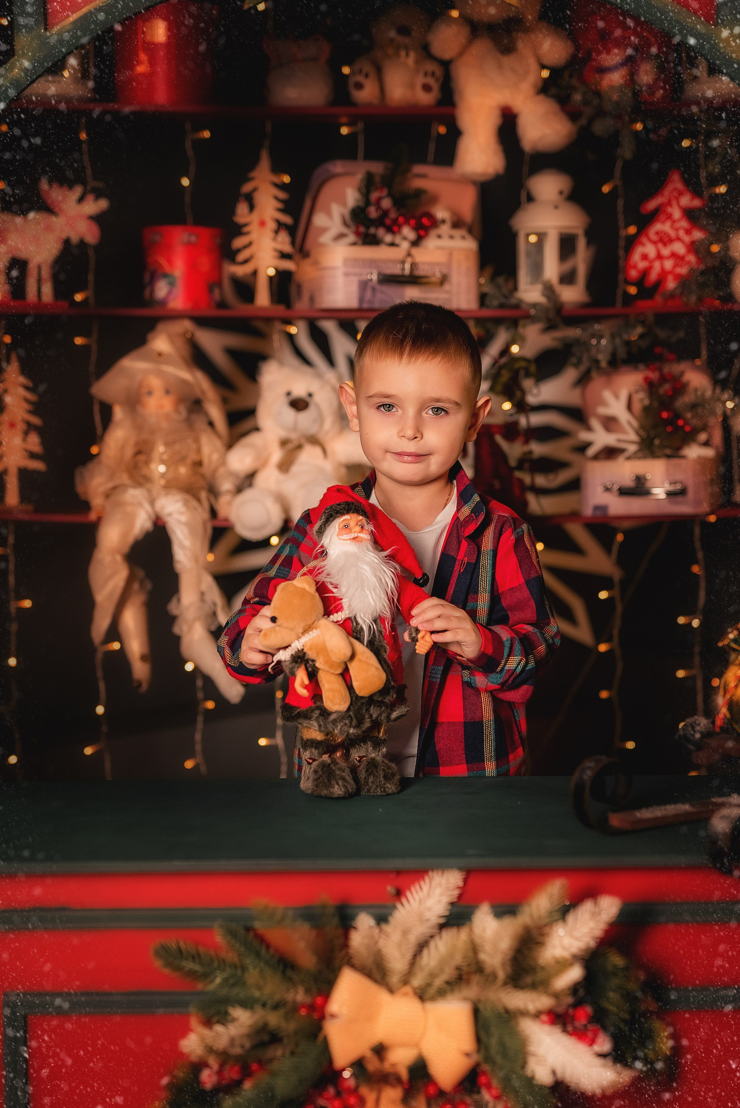 Новогодние открытки. Семейный, детский фотограф в Воронеже Анна Никитина