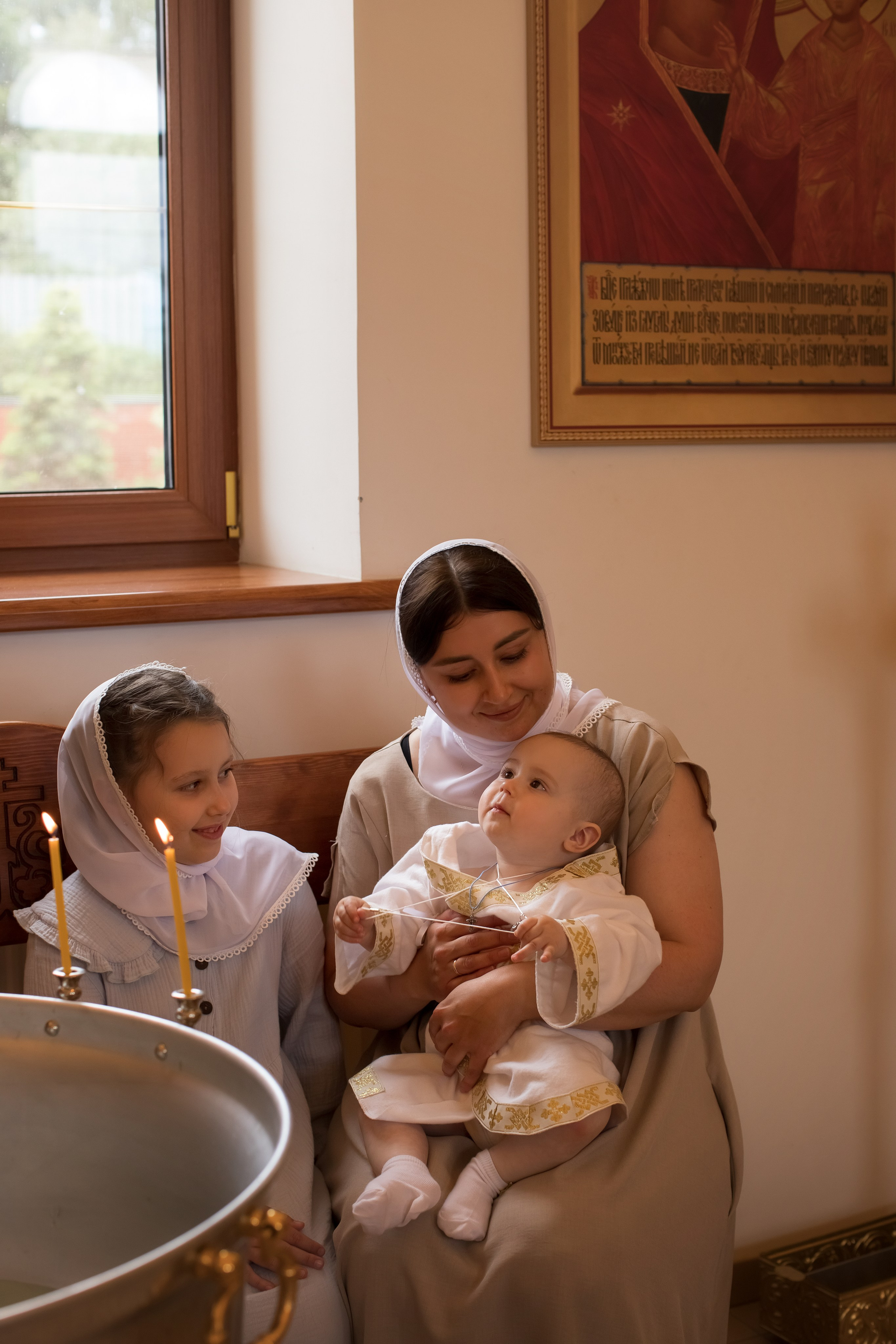 Таинство Крещения Мирона. Семейный и детский фотограф в Саратове Полина Коткина