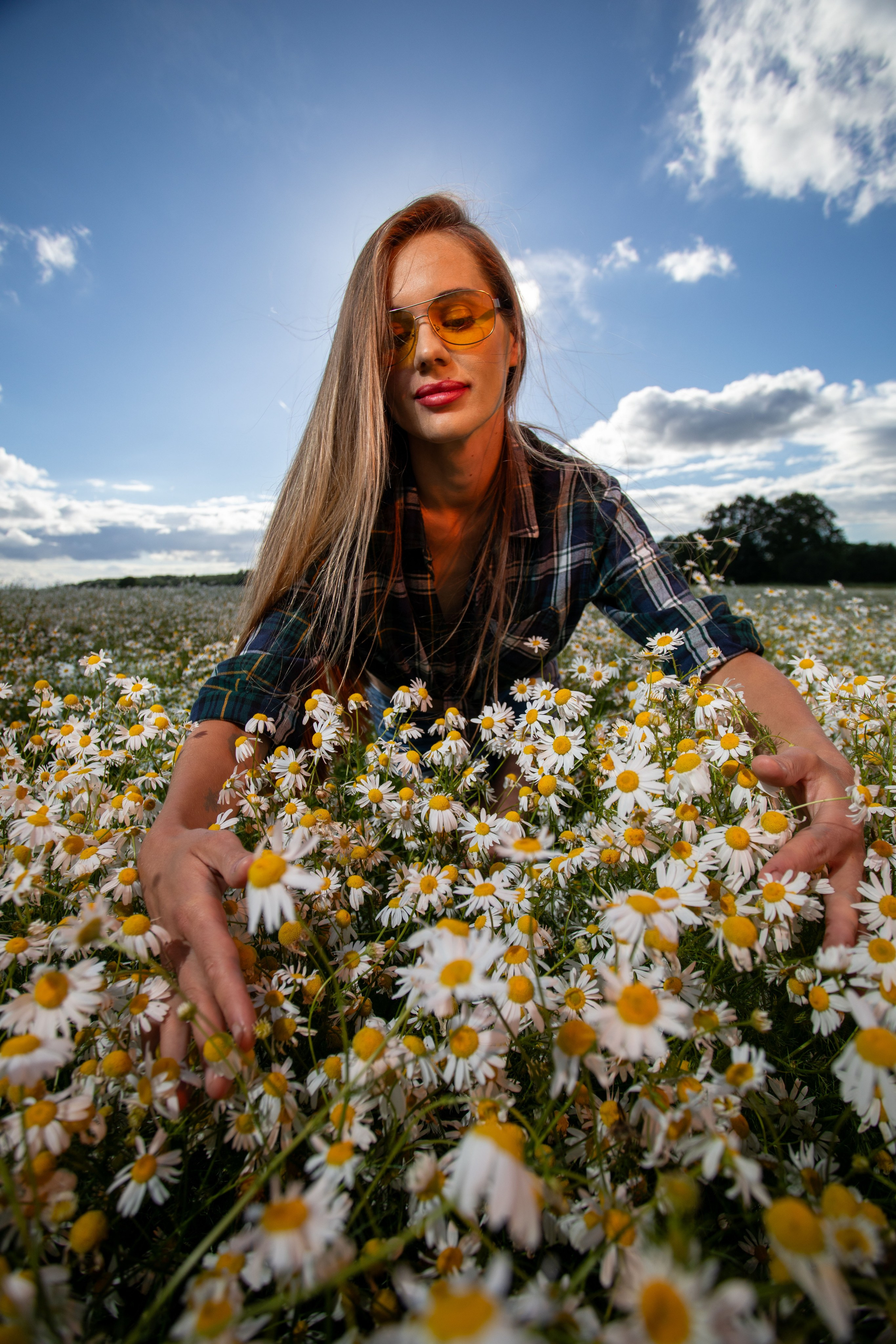 Fashion-Ромашки. Креативный фотограф Алексей Лем